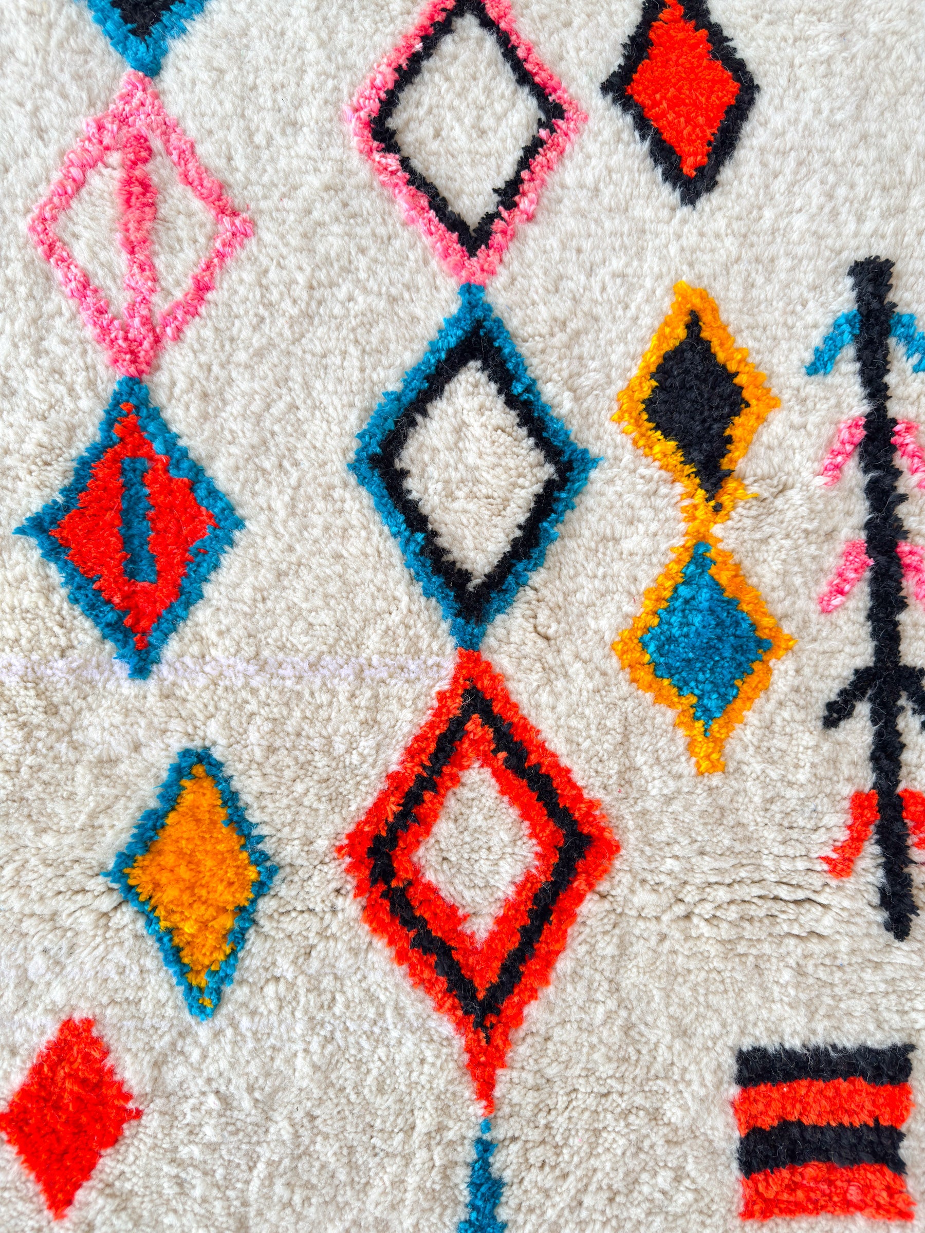 Bunter Berber-Flurteppich – Nr. 1351