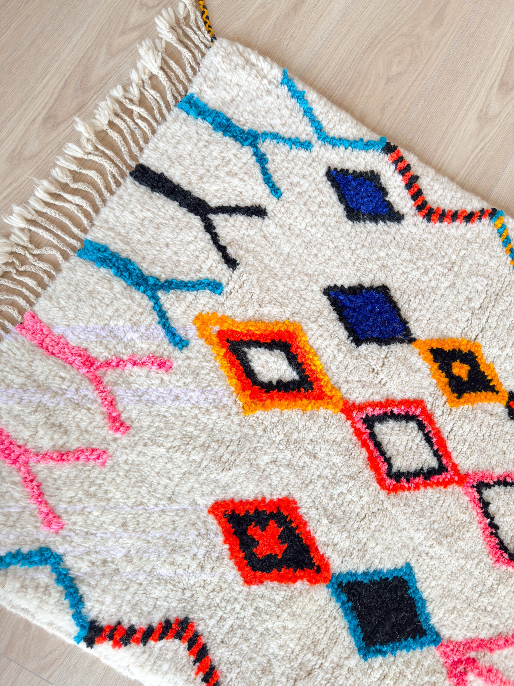 Bunter Berber-Flurteppich – Nr. 1351