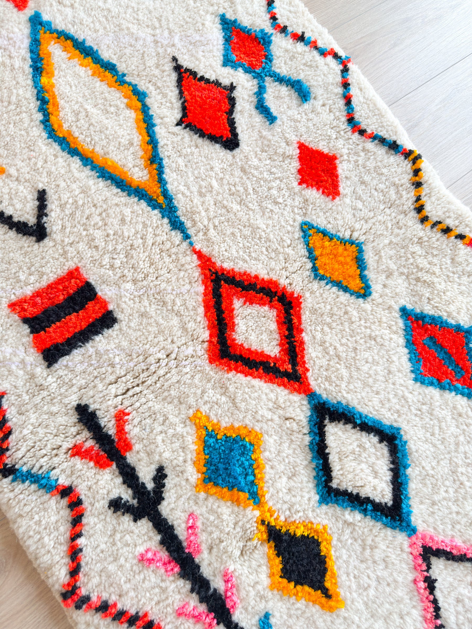 Bunter Berber-Flurteppich – Nr. 1351
