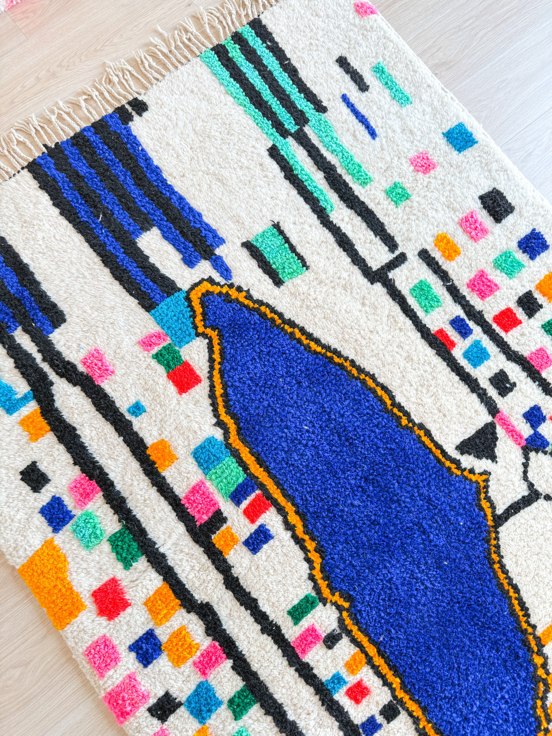 Tapis berbère coloré 144 x 276 cm - n°2011