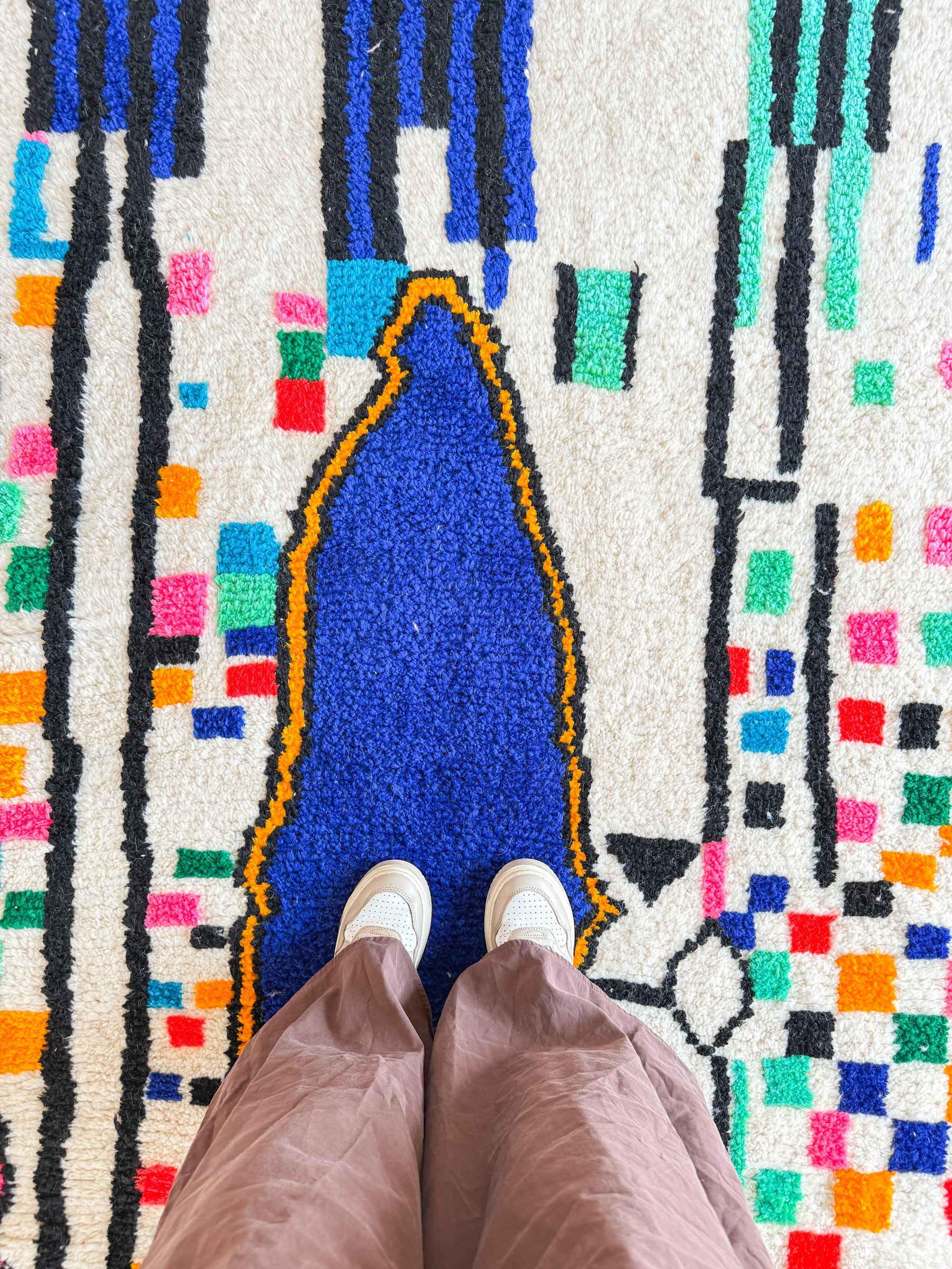 Tapis berbère coloré 144 x 276 cm - n°2011