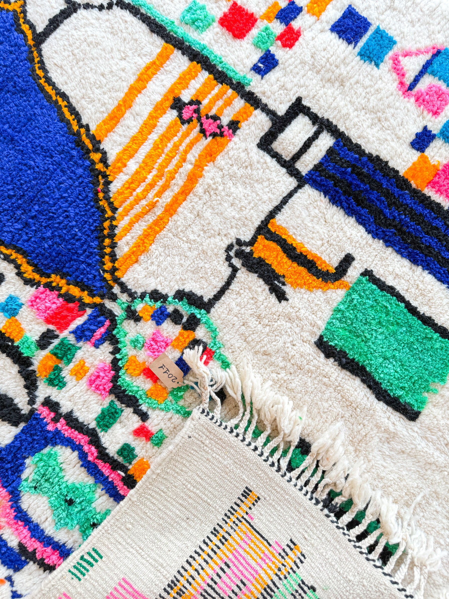 Tapis berbère coloré 144 x 276 cm - n°2011