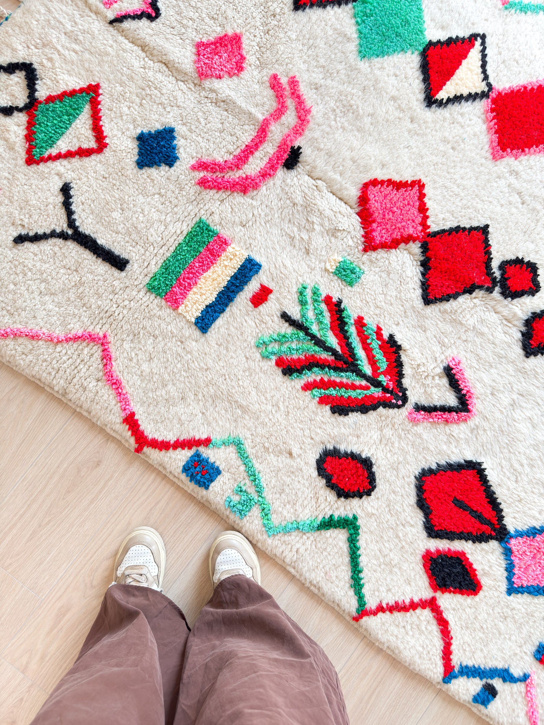 Bunter Berberteppich 146 x 240 cm – Nr. 1510