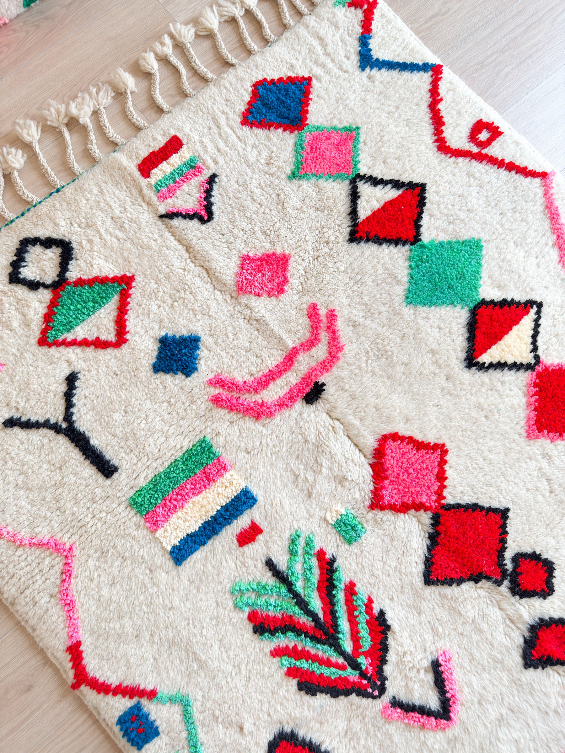 Bunter Berberteppich 146 x 240 cm – Nr. 1510