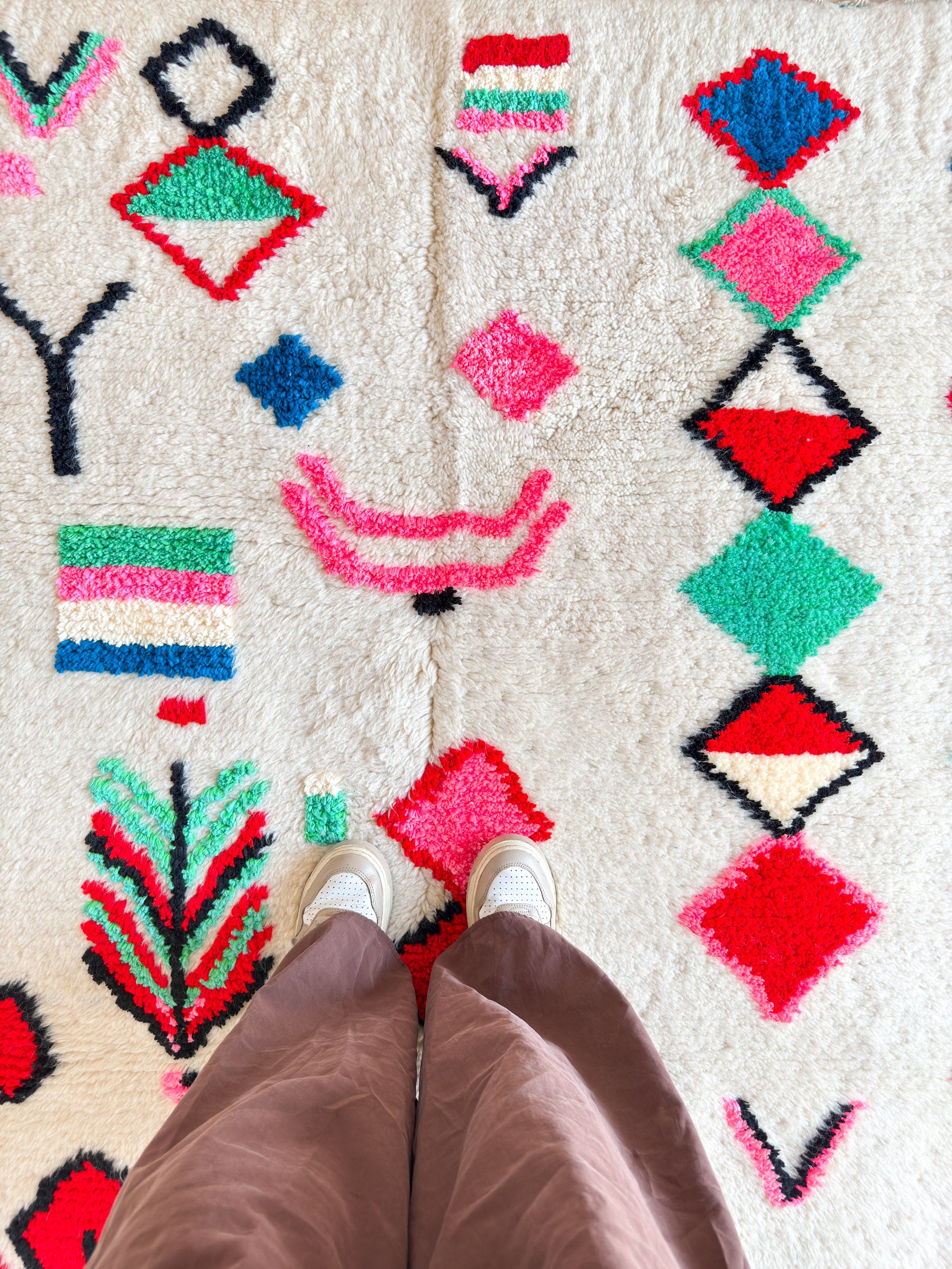 Bunter Berberteppich 146 x 240 cm – Nr. 1510