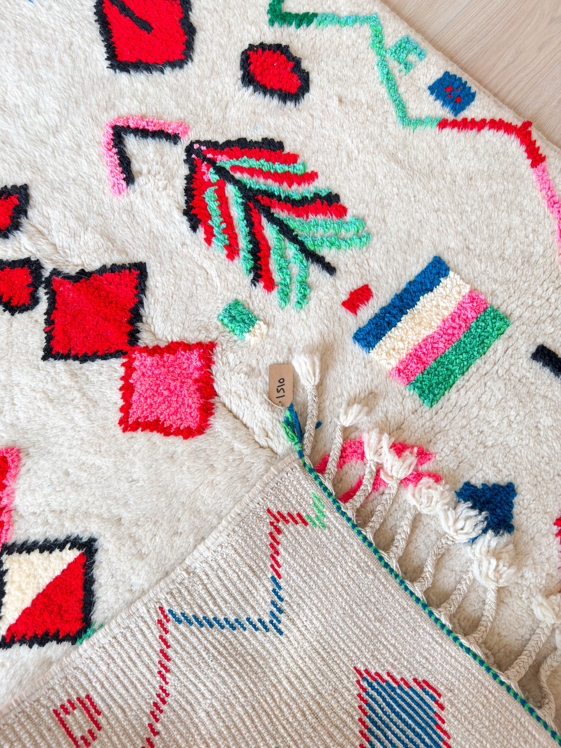Bunter Berberteppich 146 x 240 cm – Nr. 1510