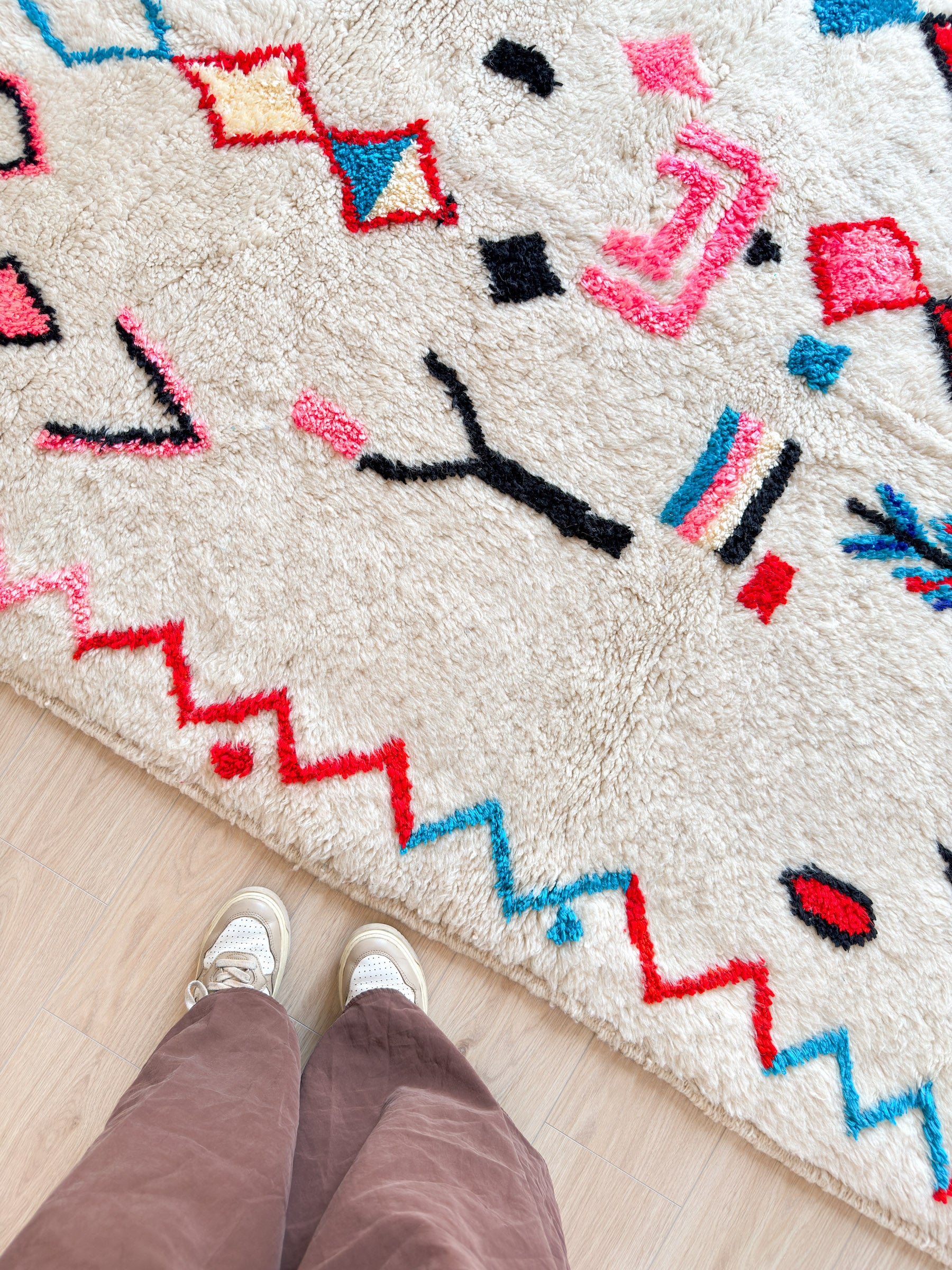 Colorful Moroccan Rug 172 x 285 cm / 5.6 x 9.4 ft - n°1386