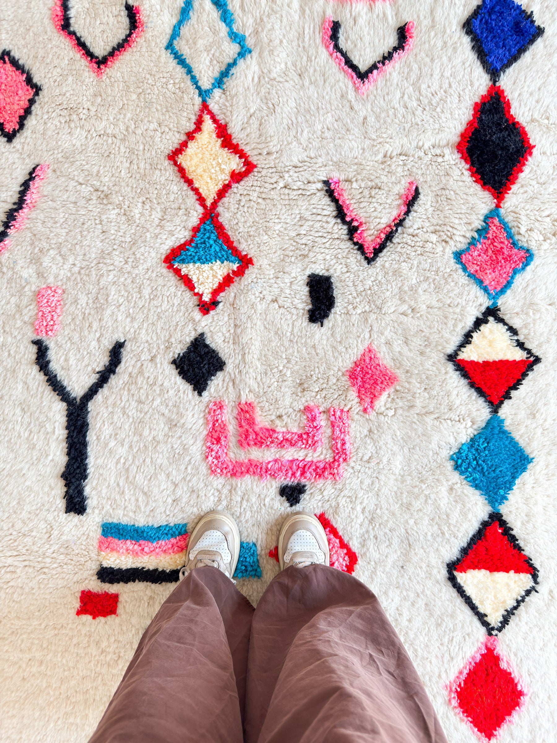 Tapis berbère coloré 172 x 285 cm - n°1386