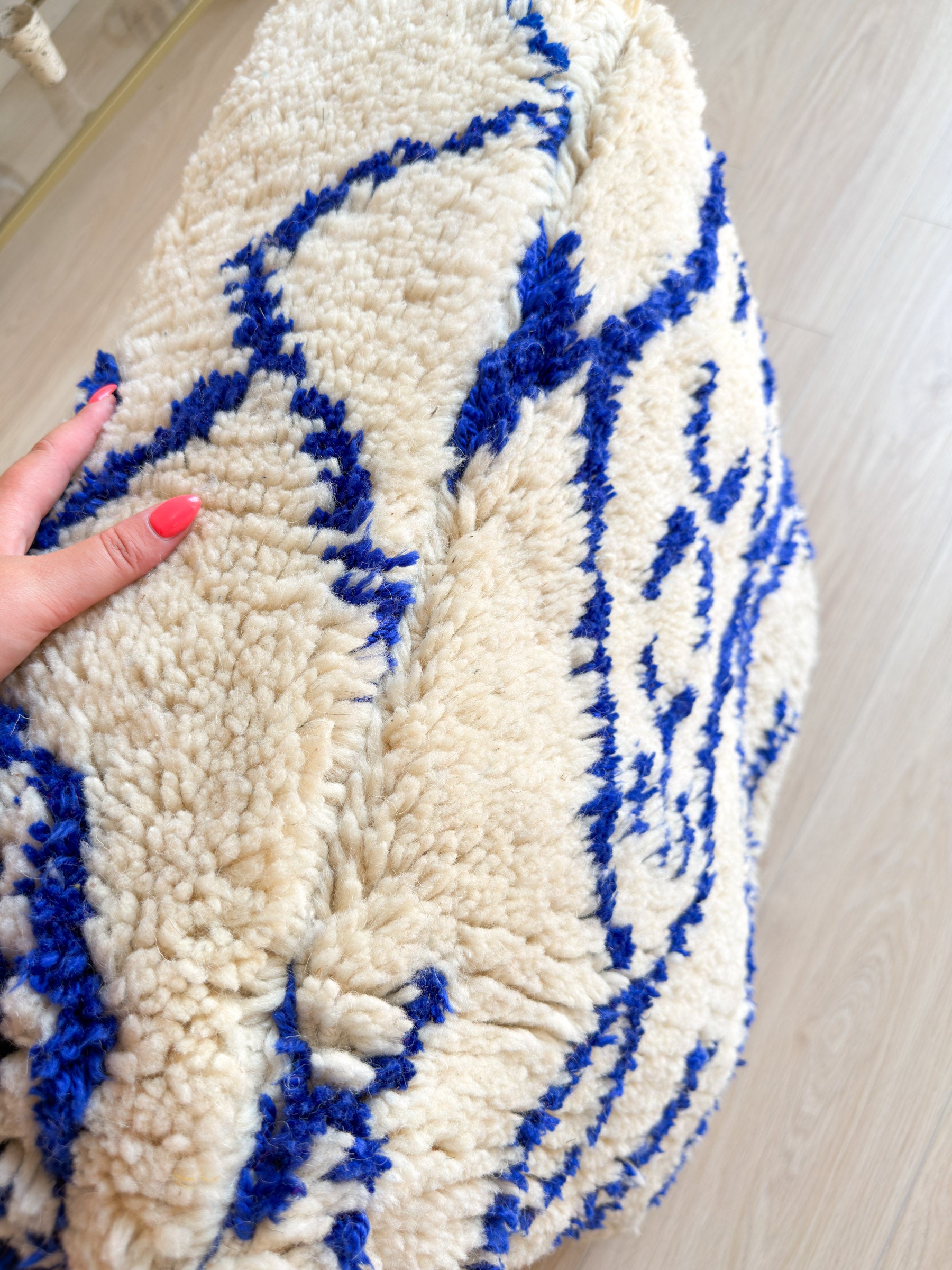 Pouf Marocain, pouf berbère coloré - 60 x 60 cm - n°44