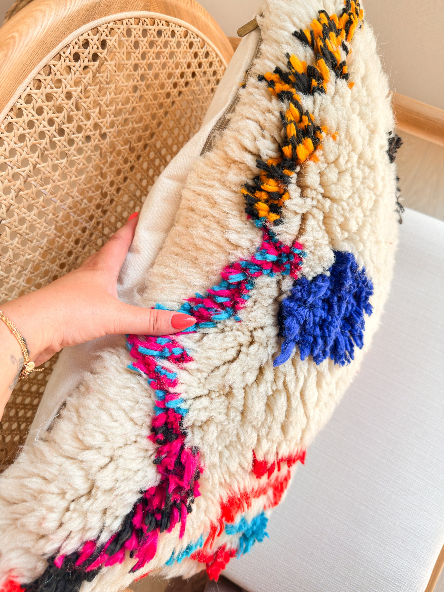 Colorful Berber Cushion No. 19