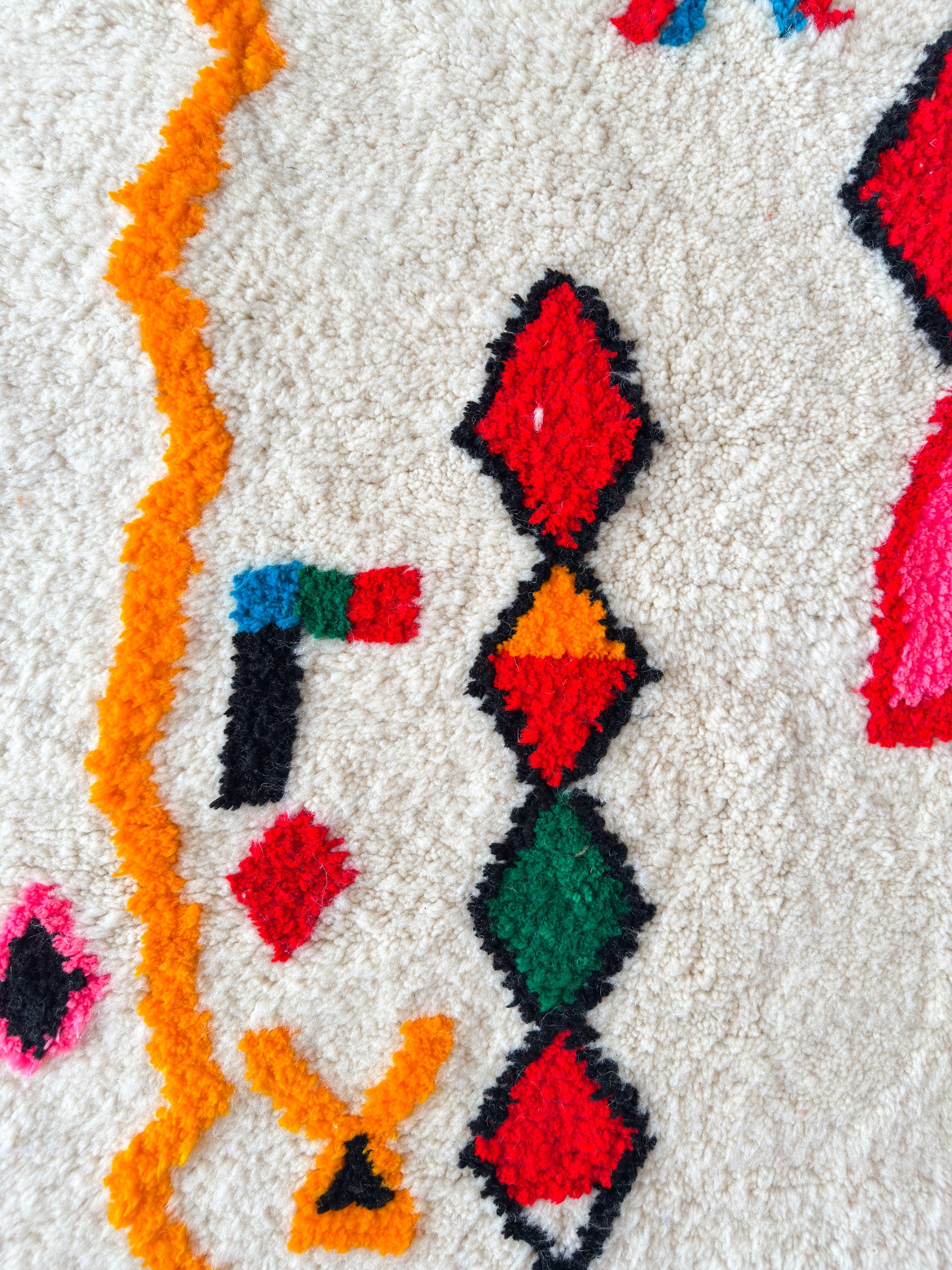 Tapis berbère coloré - n°616