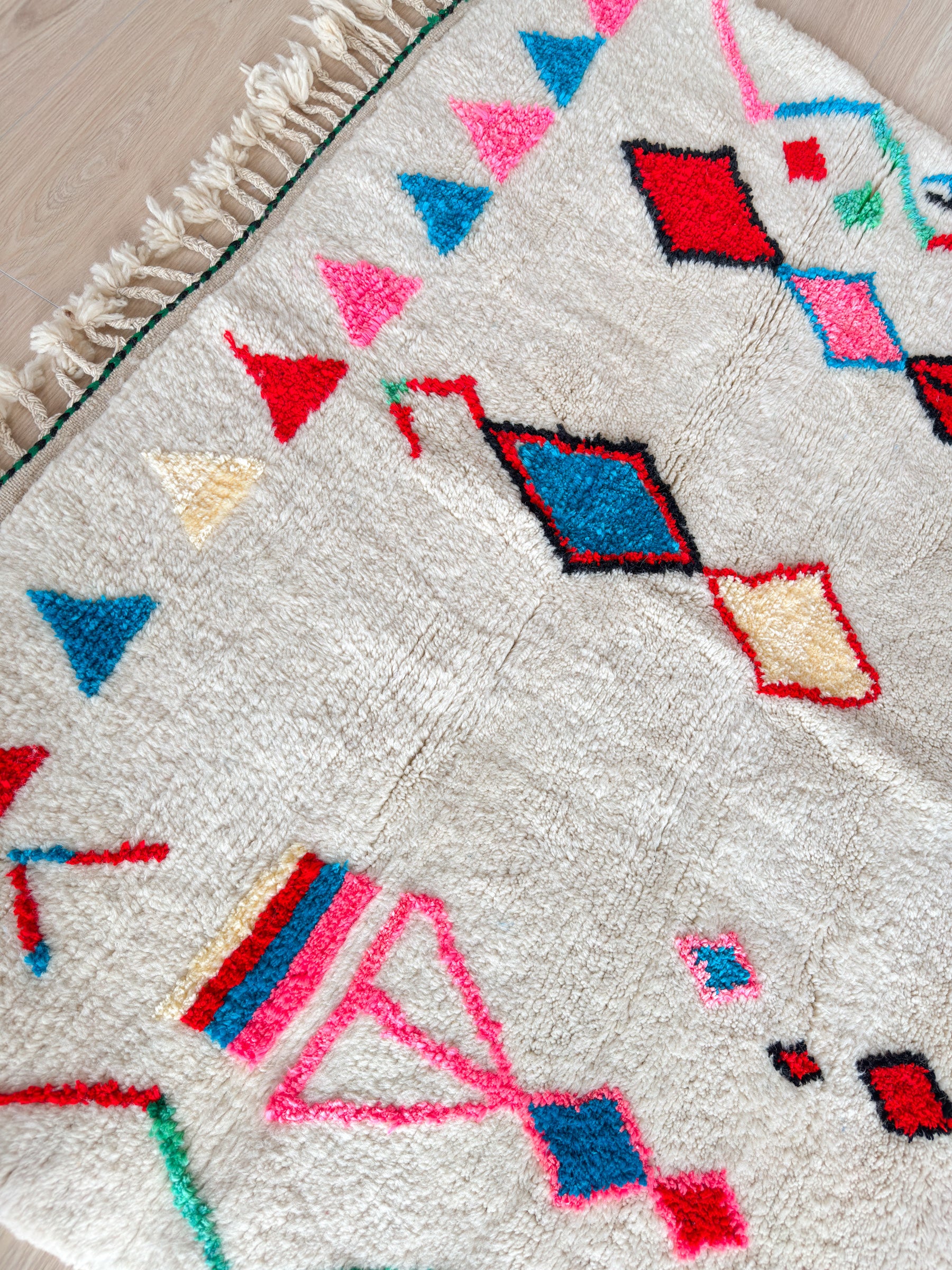 Tapis berbère coloré - n°540