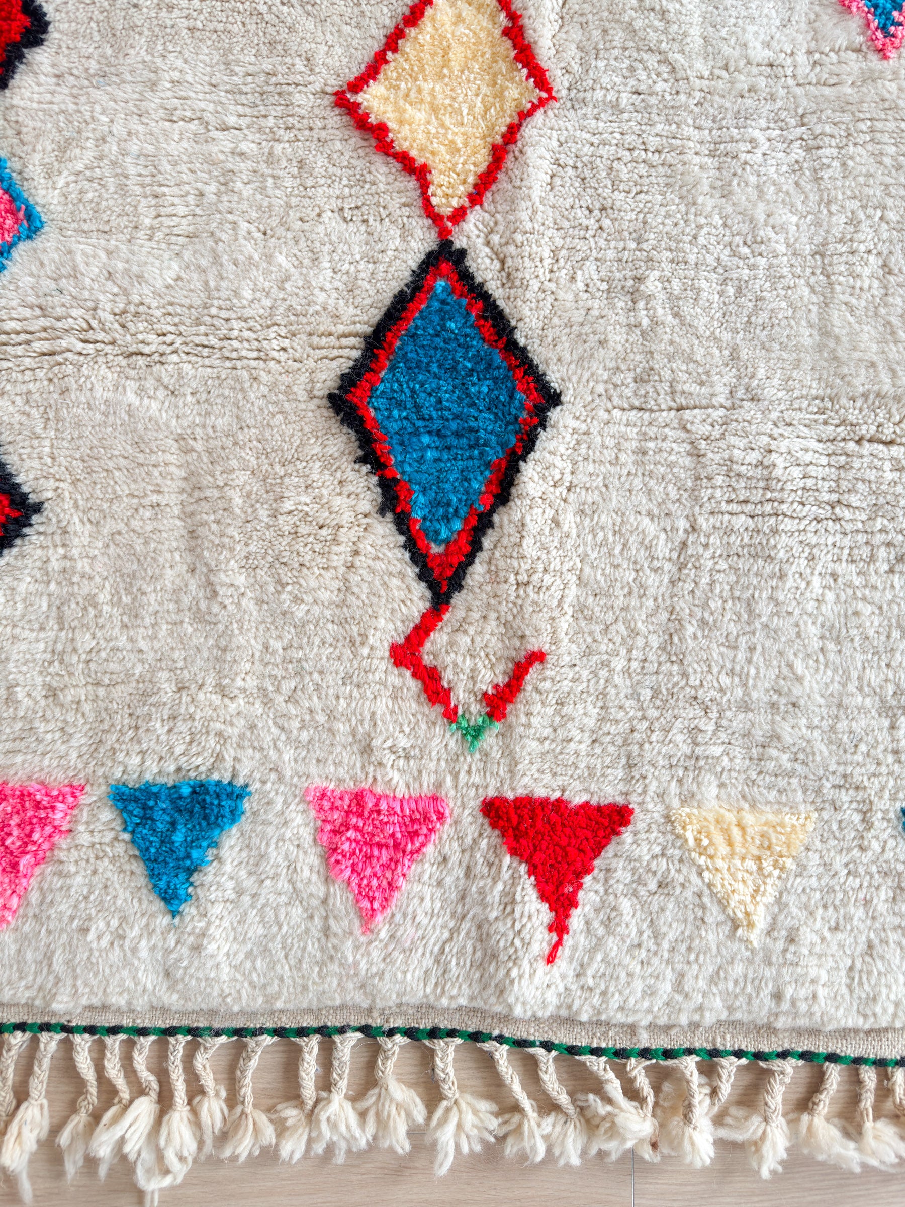 Tapis berbère coloré - n°540