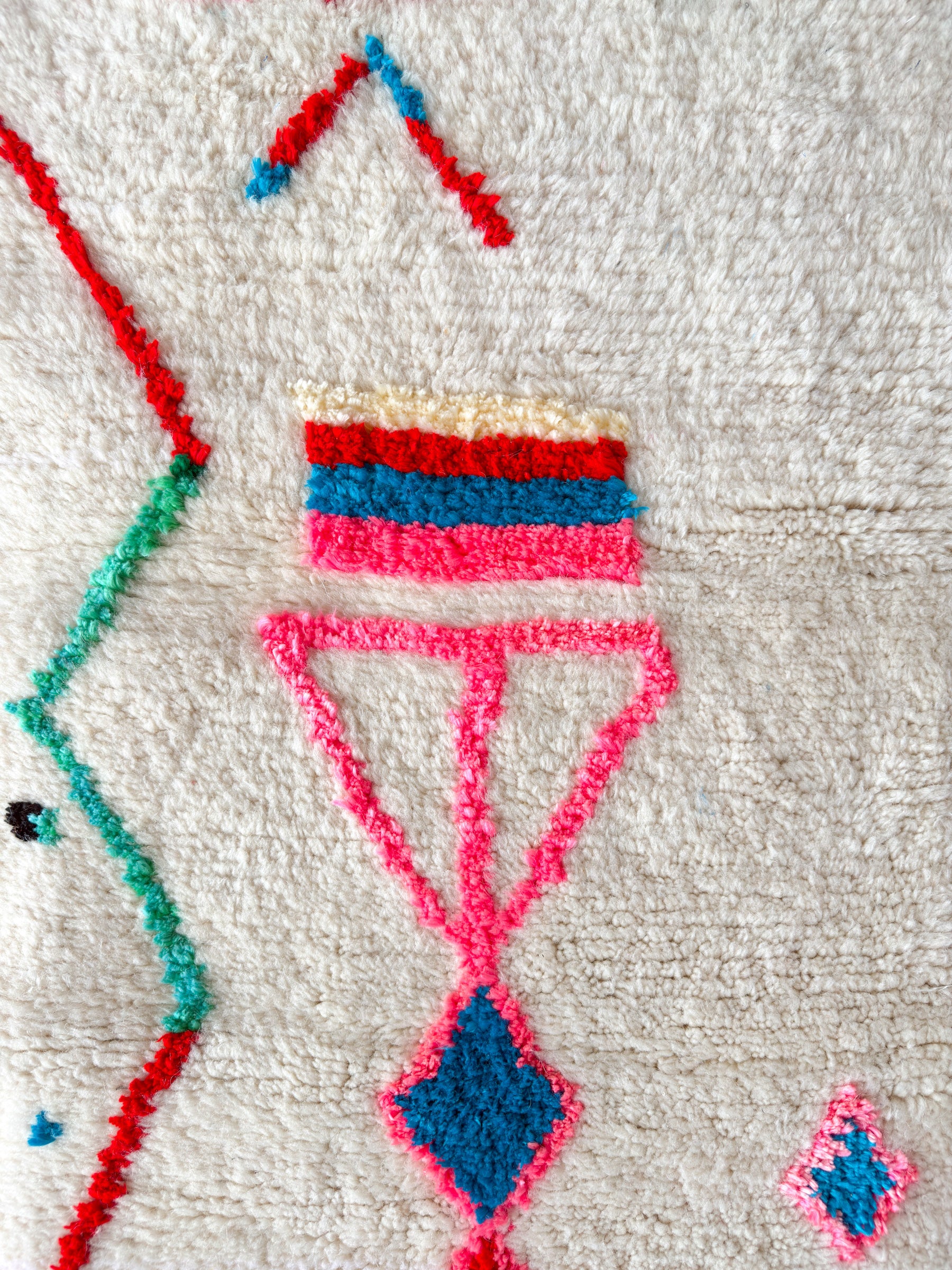 Tapis berbère coloré - n°540