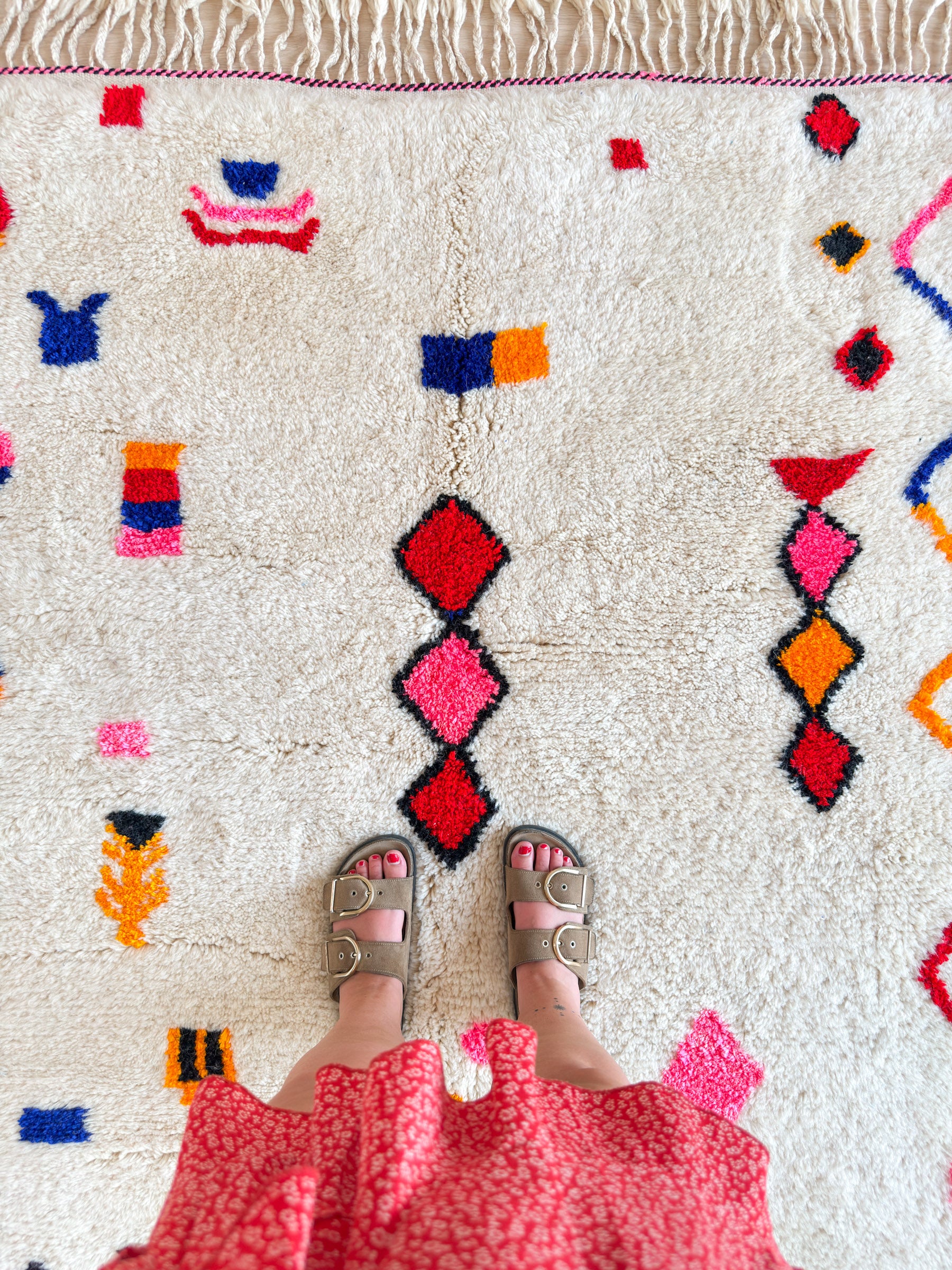 Tapis berbère coloré 149 x 230 cm - n°2217