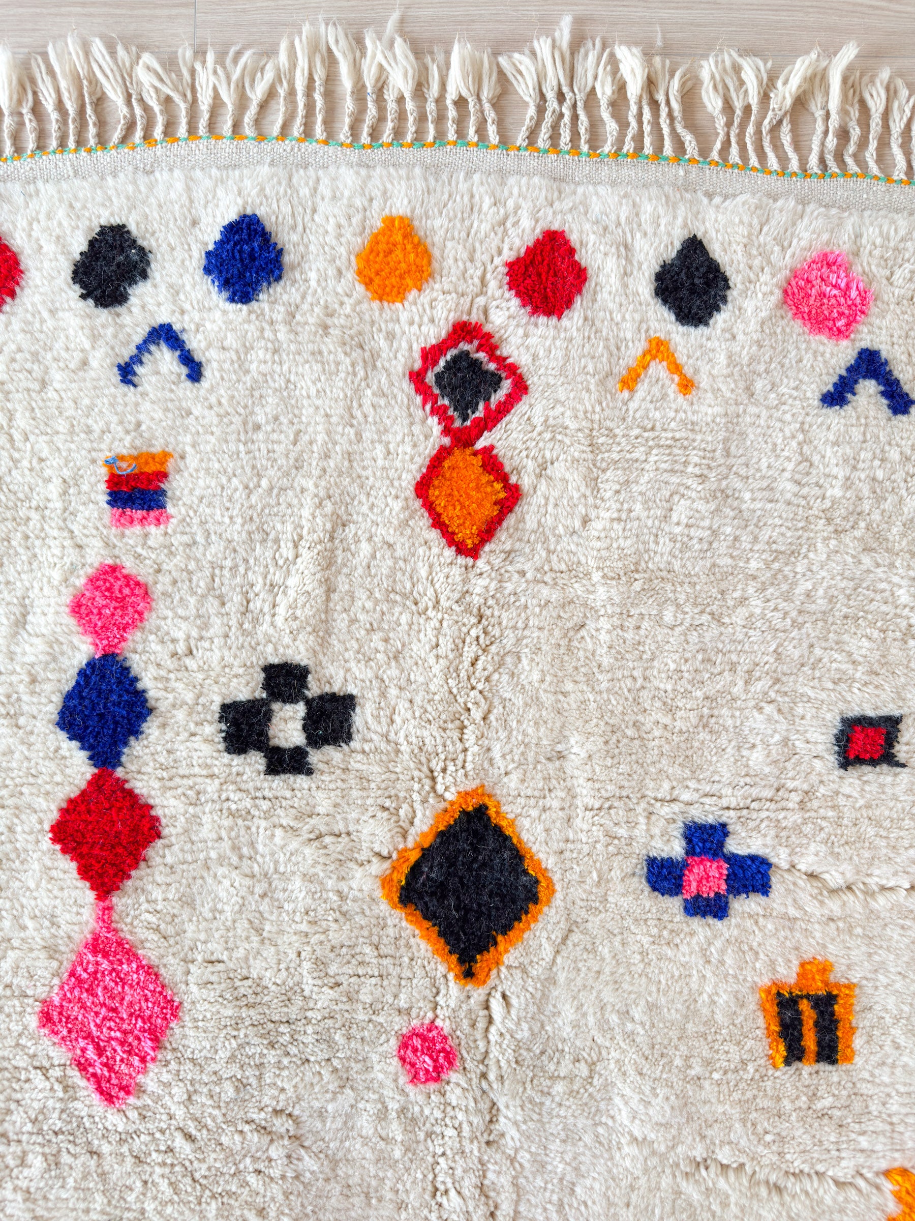 Tapis berbère coloré 149 x 230 cm - n°2217