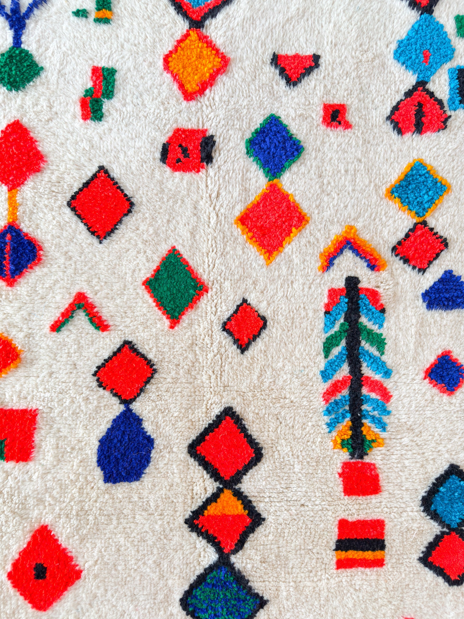 Tapis berbère coloré 148 x 220 cm - n°2250