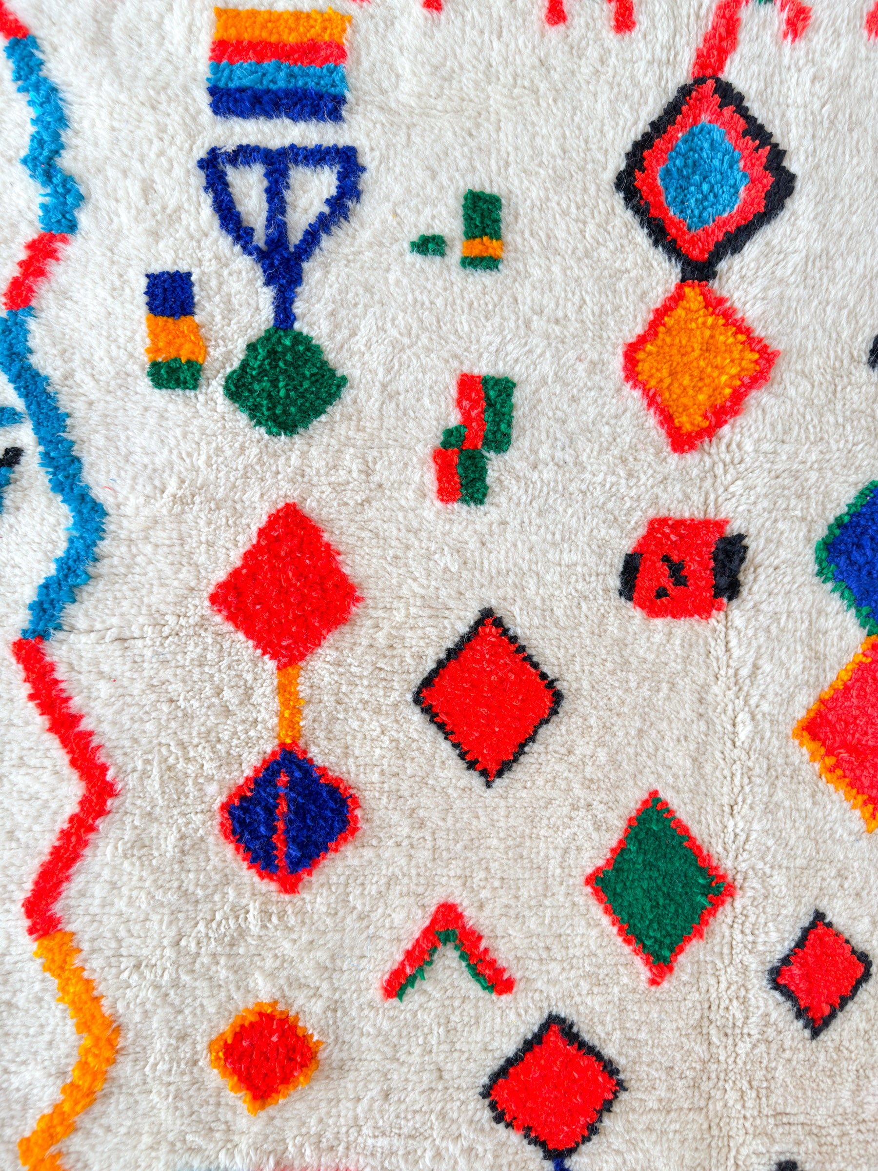 Tapis berbère coloré 148 x 220 cm - n°2250