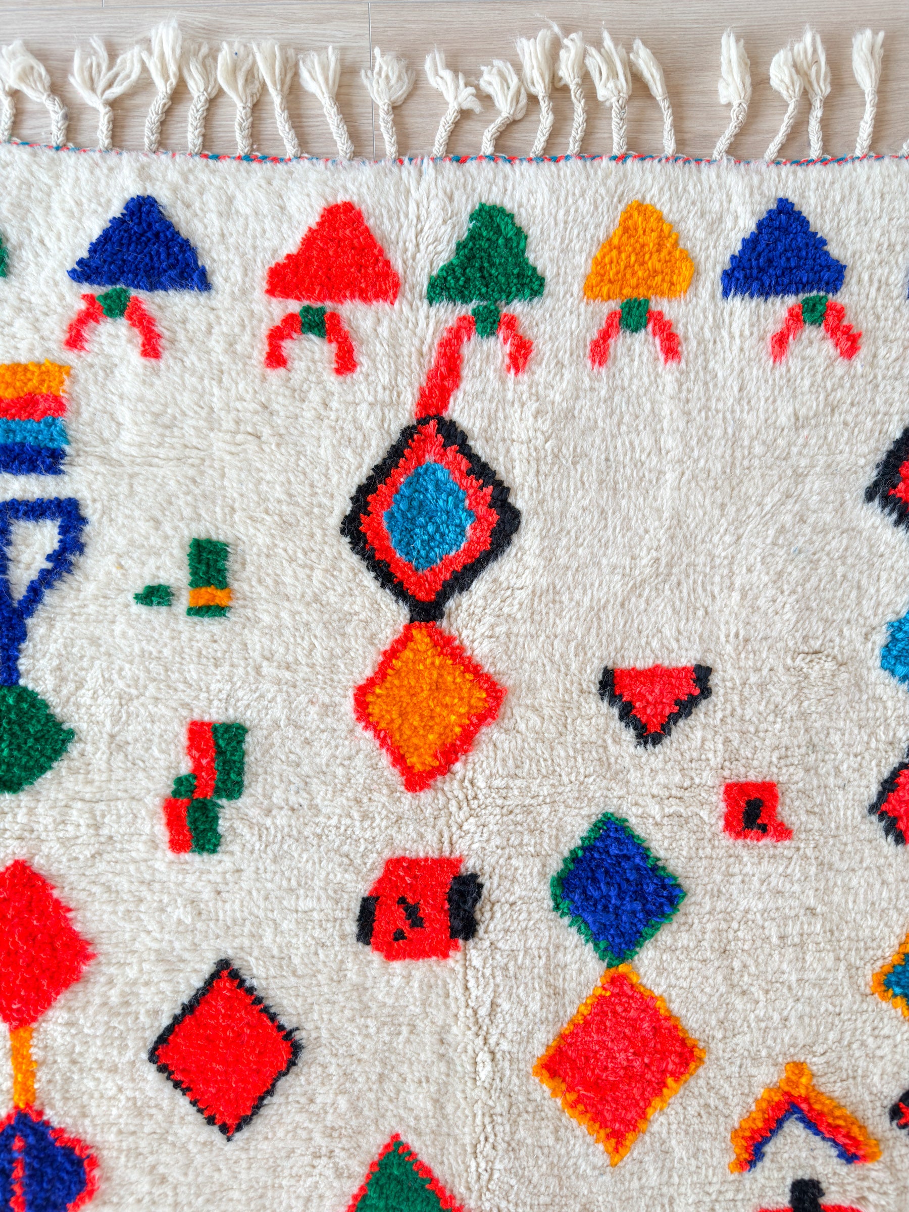 Tapis berbère coloré 148 x 220 cm - n°2250