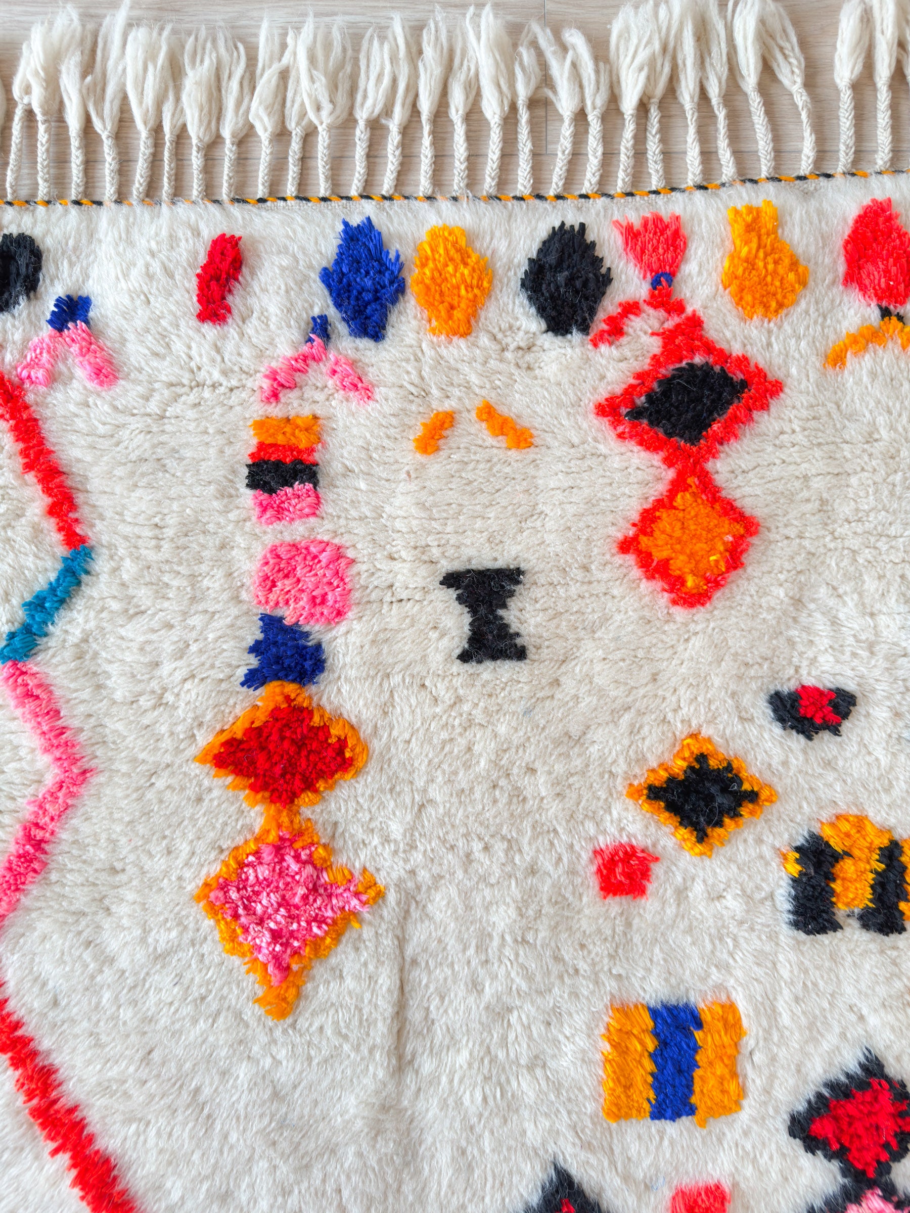 Tapis berbère coloré 107 x 183 cm - n°2239