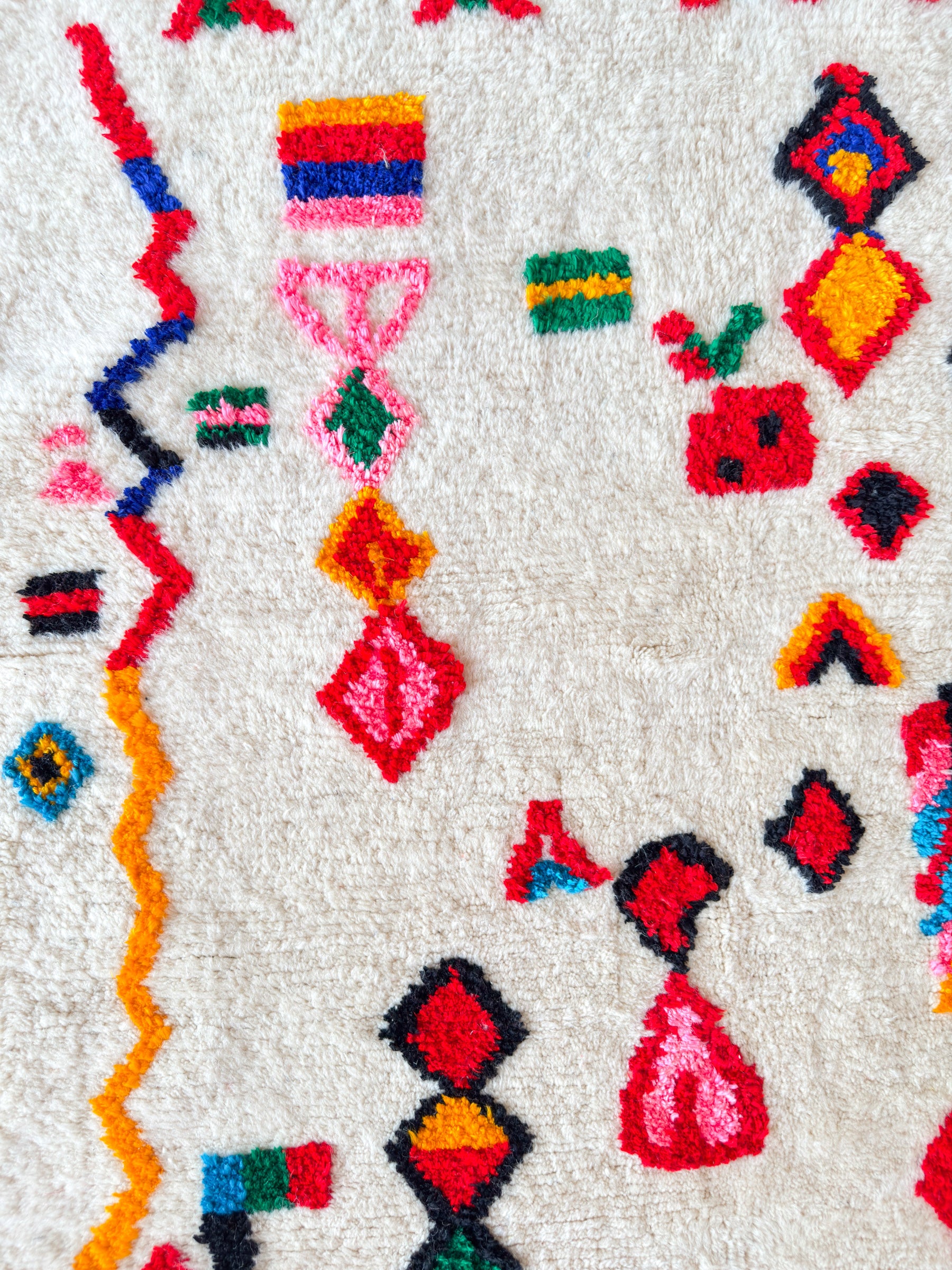 Tapis berbère coloré - n°616