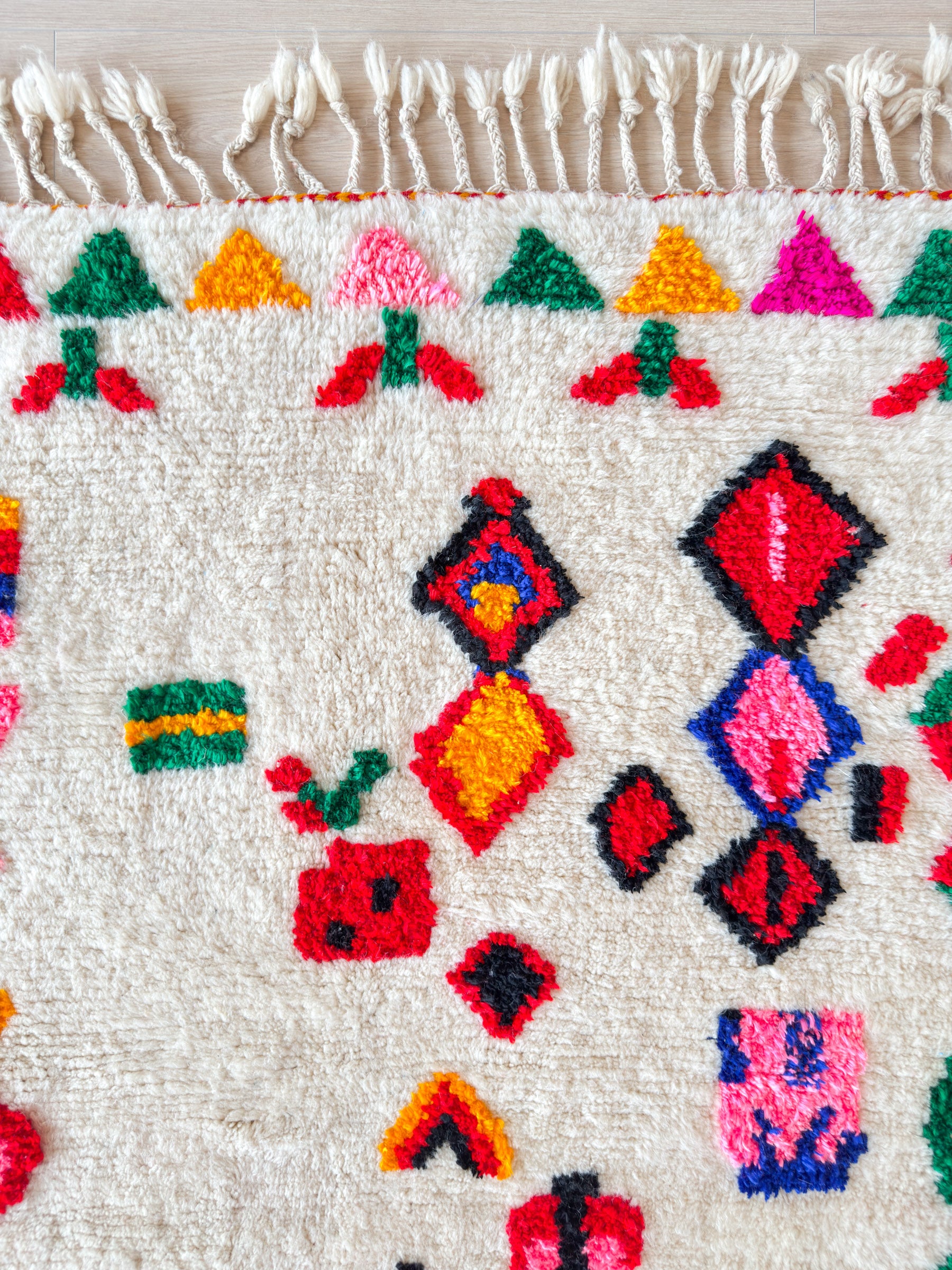 Tapis berbère coloré 149 x 281 cm - n°2201