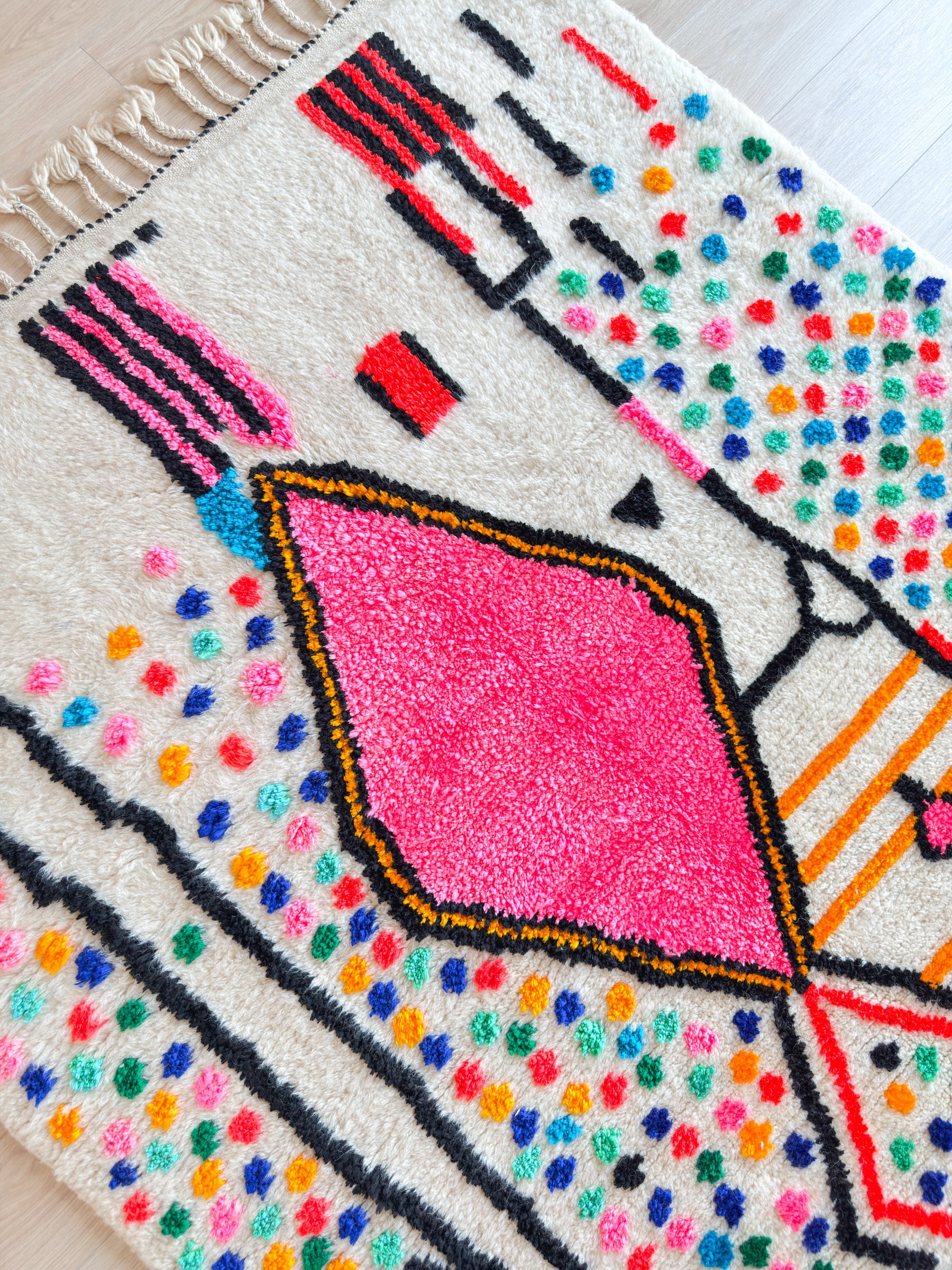 Tapis berbère coloré 165 x 283 cm - n°2221