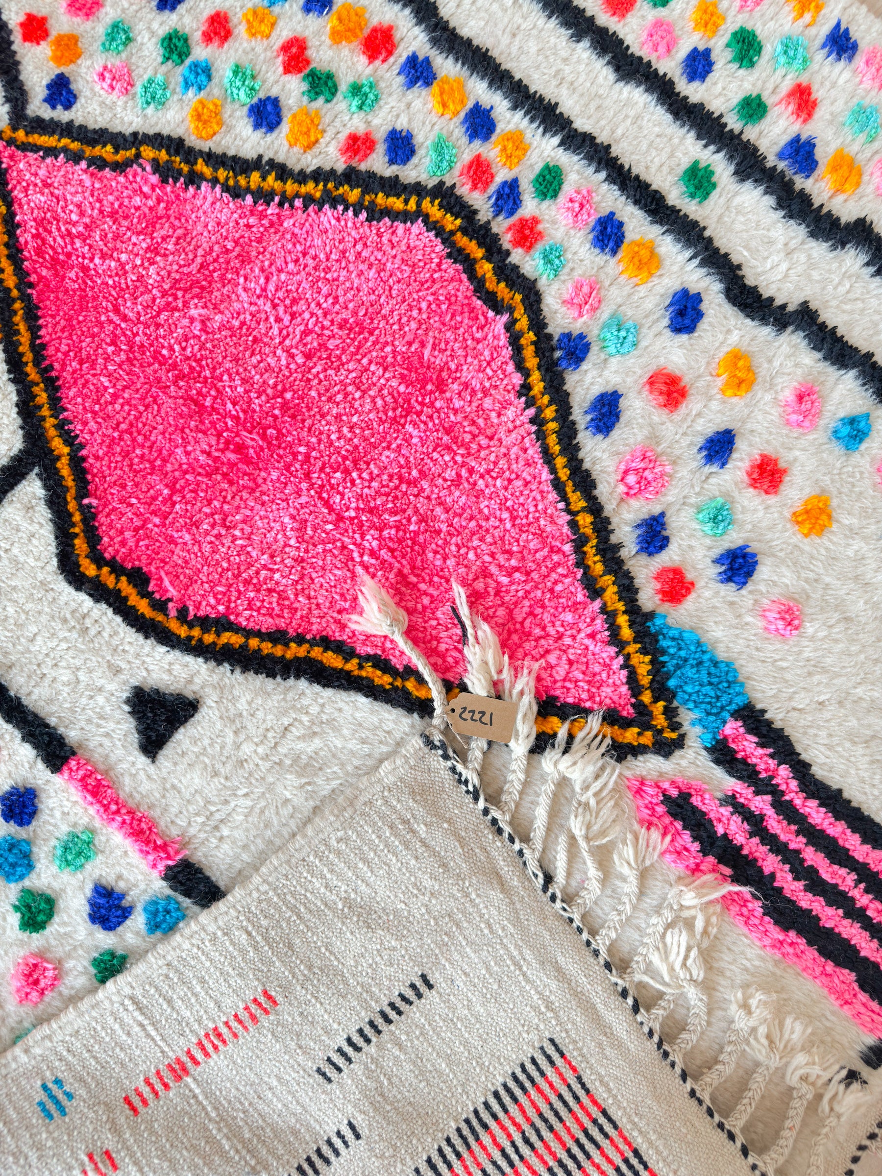 Tapis berbère coloré 165 x 283 cm - n°2221