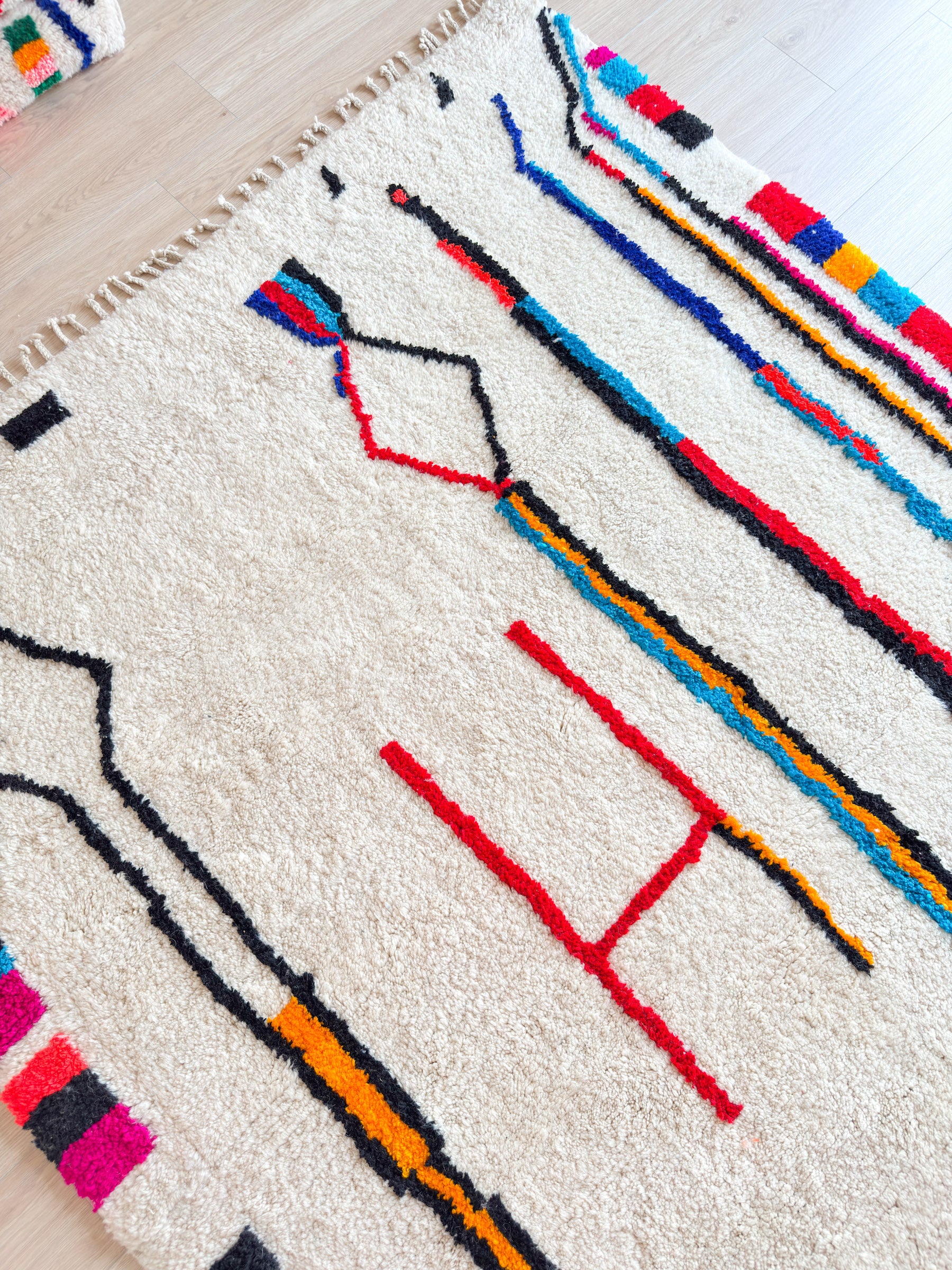 Tapis berbère coloré - n°534