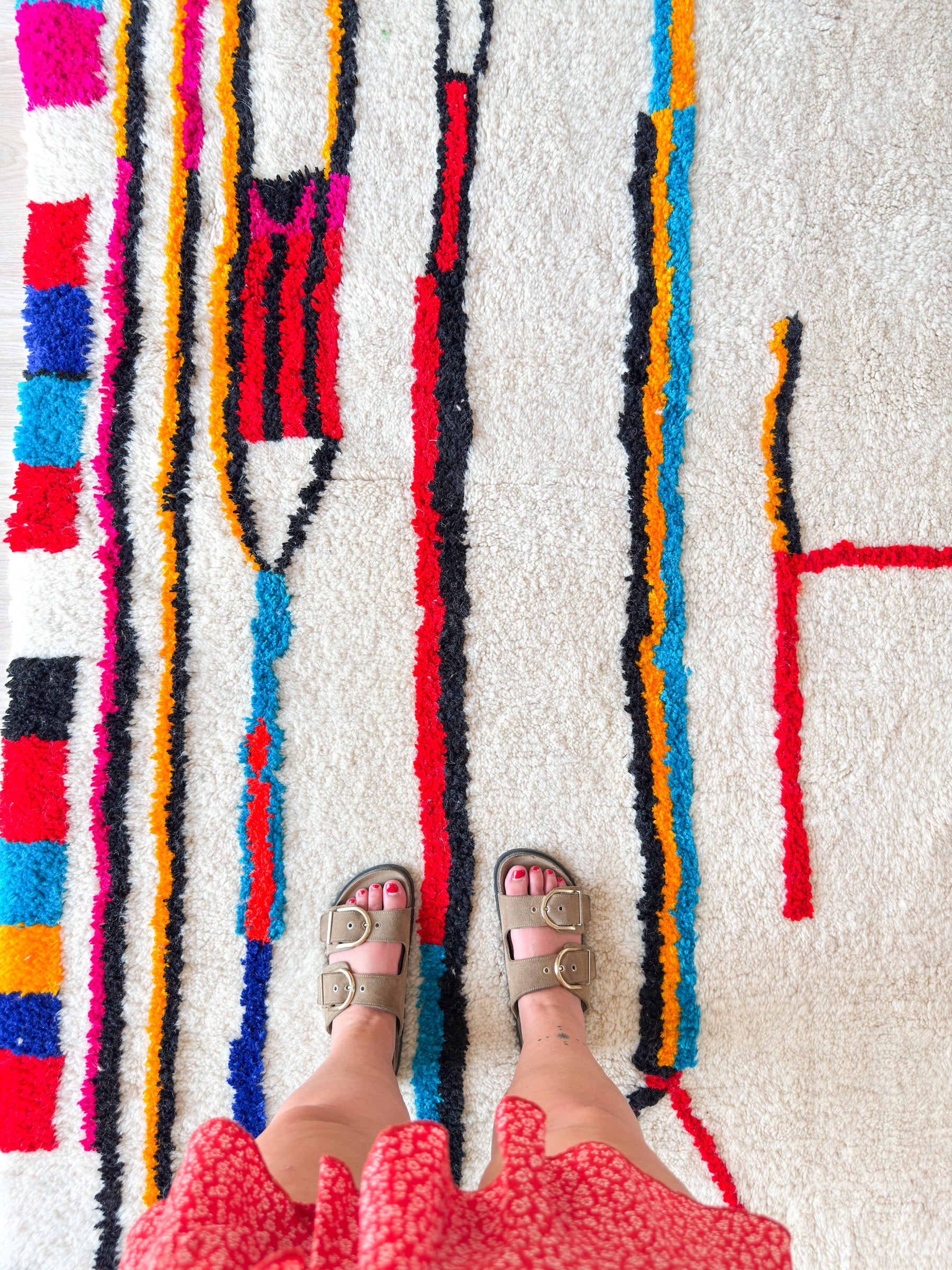 Colorful Berber carpet - n°534