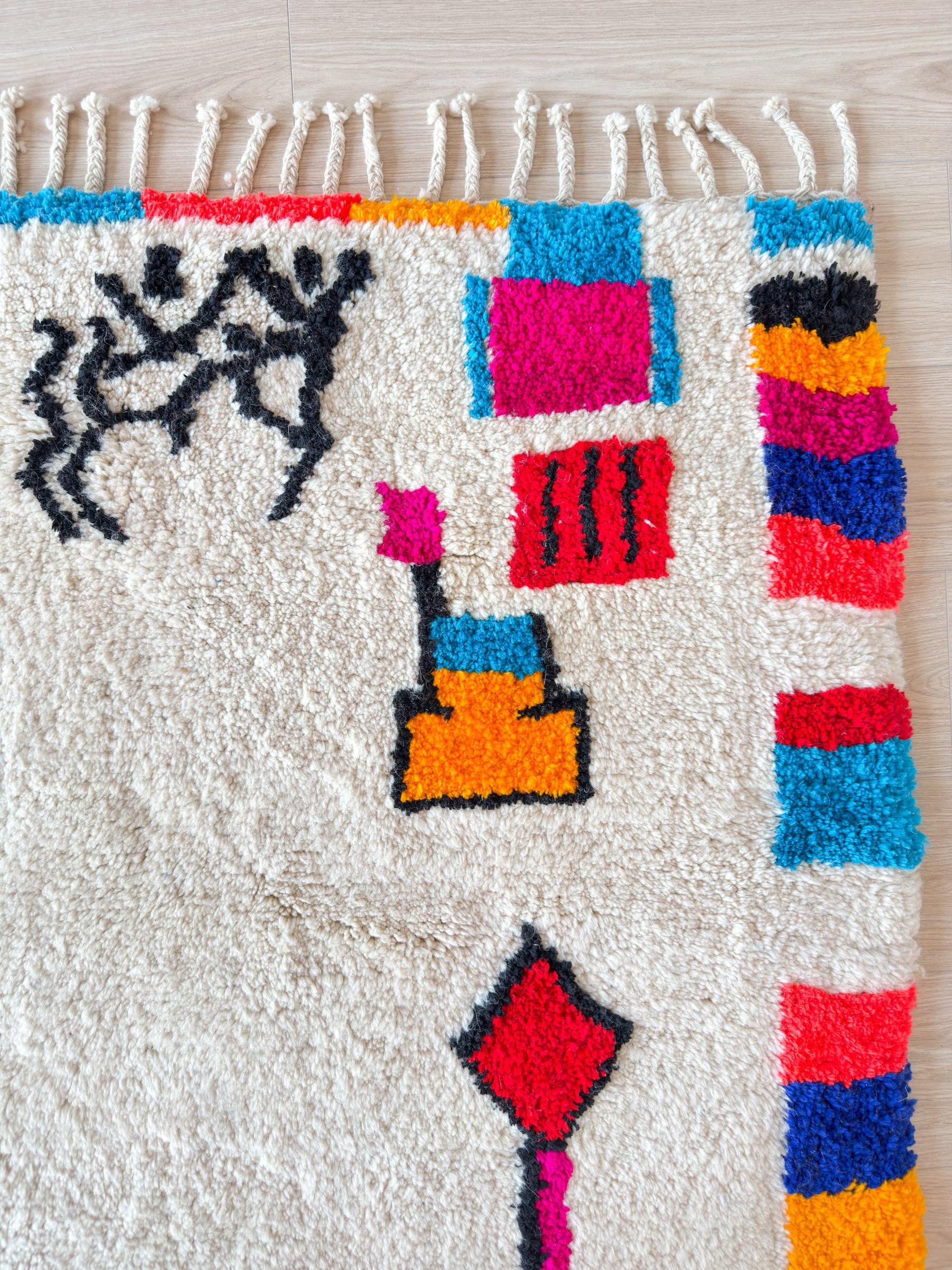 Tapis berbère coloré - n°534