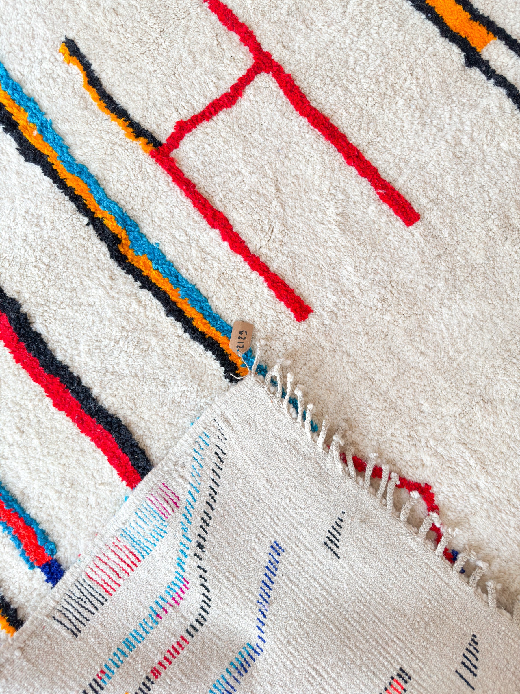 Tapis berbère coloré - n°534