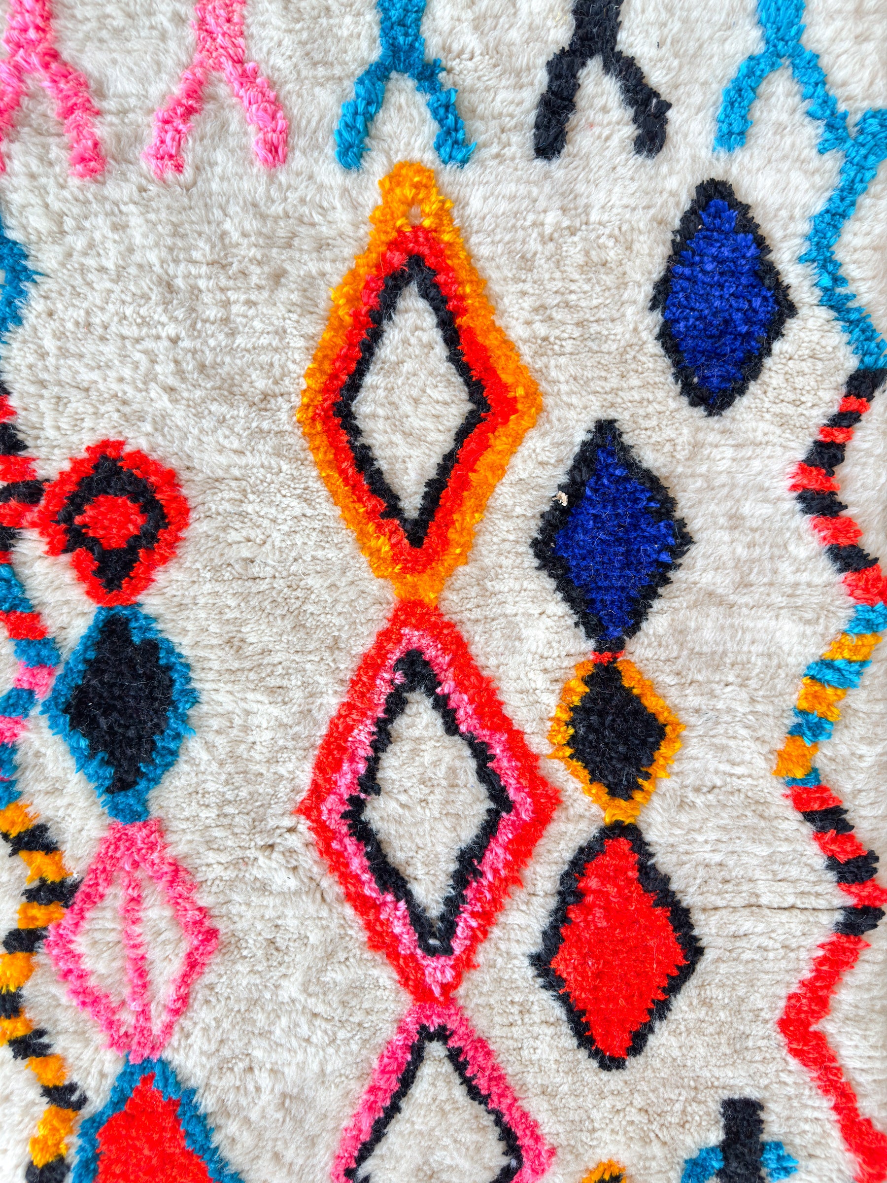 Farbenfroher Berber-Läuferteppich 81 x 299 cm - Nr. 2224