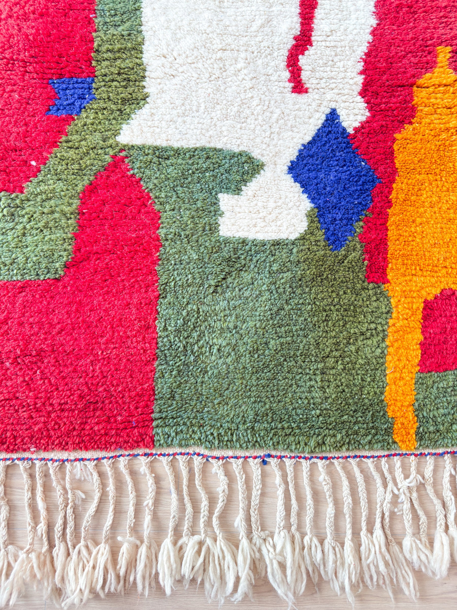 Colorful Berber Hallway Rug 83 x 275 cm - No. 1760