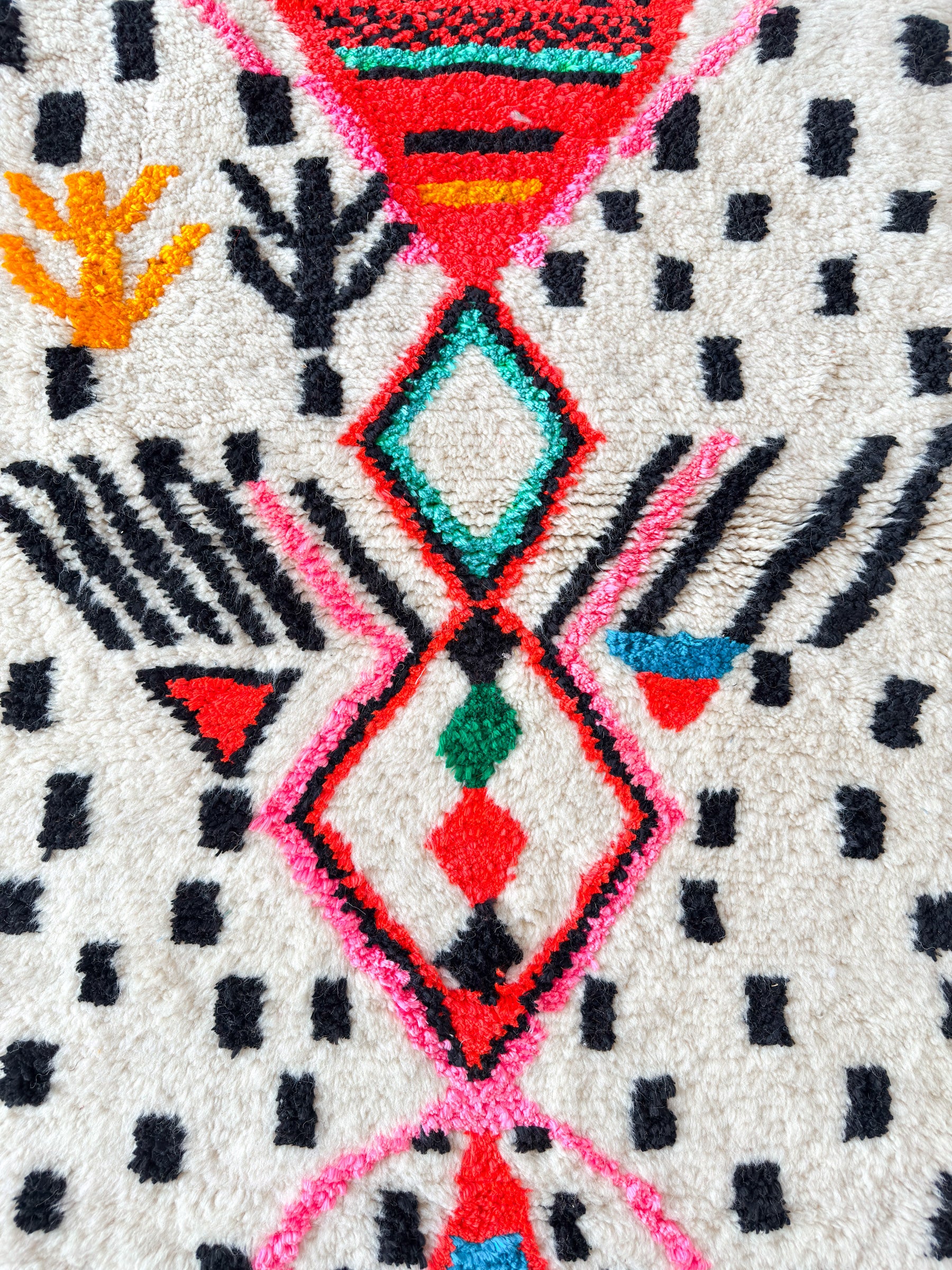 Bunter Berber-Flurteppich 89 x 243 cm – Nr. 1479