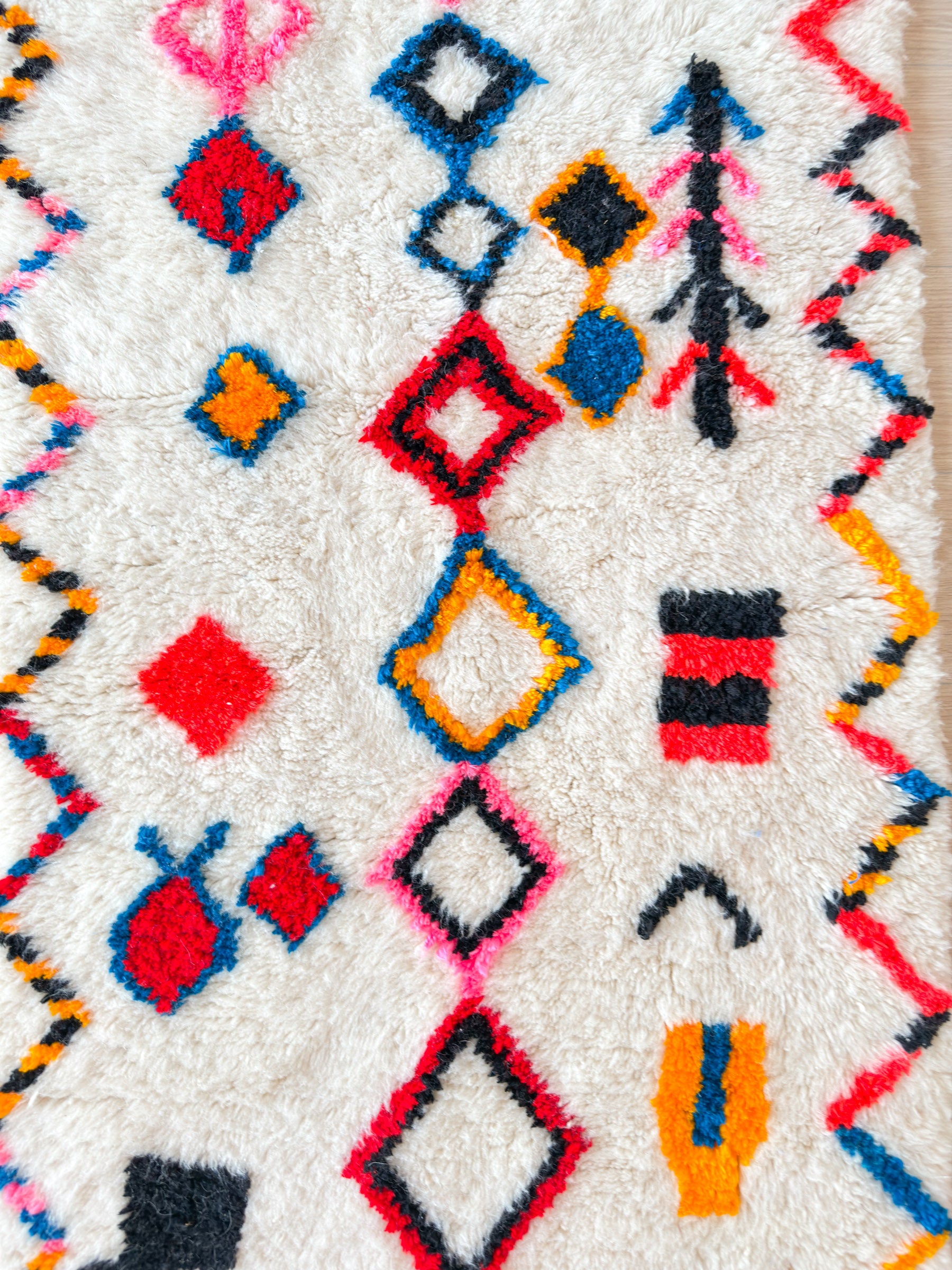 Tapis de couloir berbère coloré 85 x 260 cm - n°1960