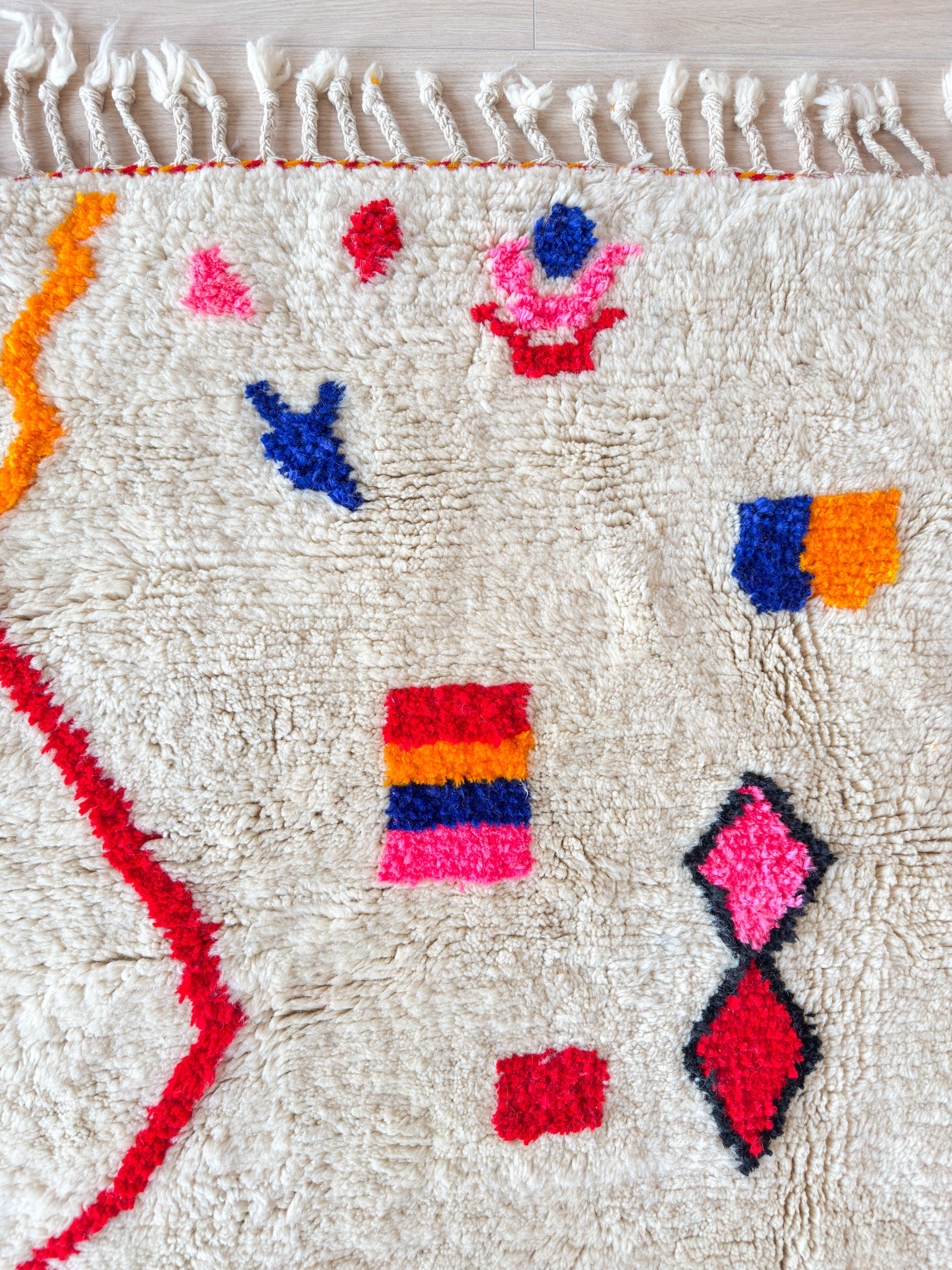 Tapis berbère coloré - n°560