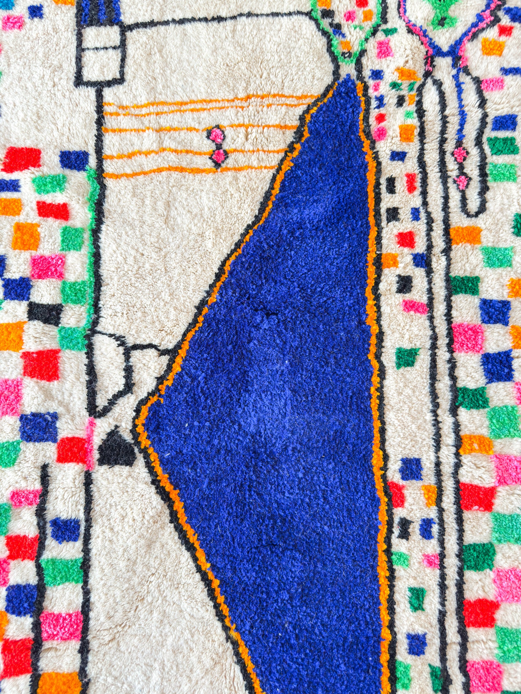 Tapis berbère coloré 152 x 299 cm - n°2227