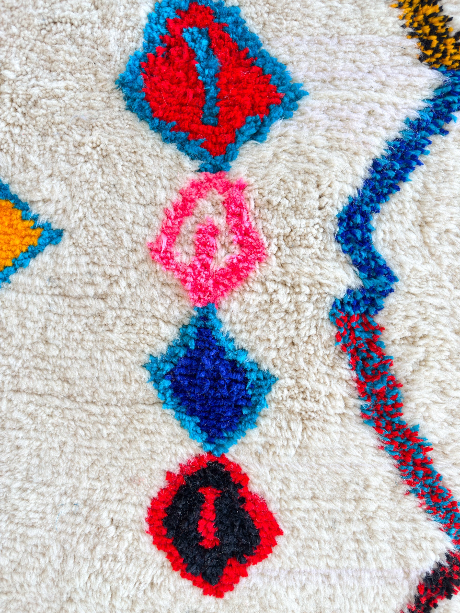 Tapis berbère coloré - n°630