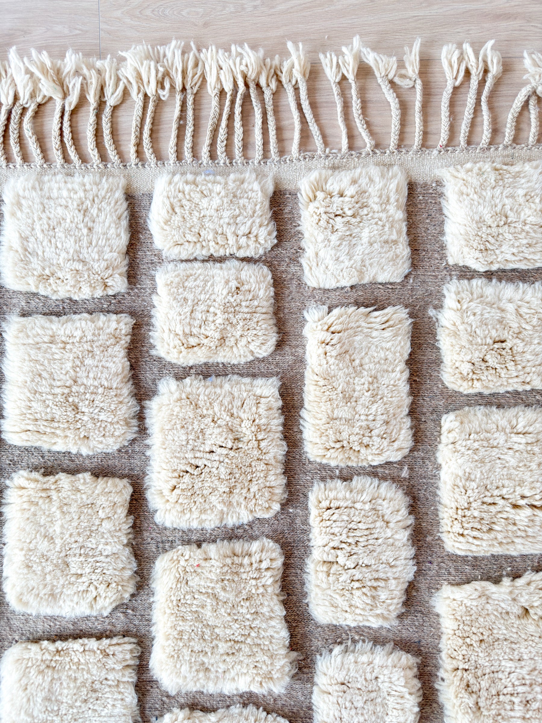 Weißer Berberteppich 151 x 270 cm - Nr. 2257