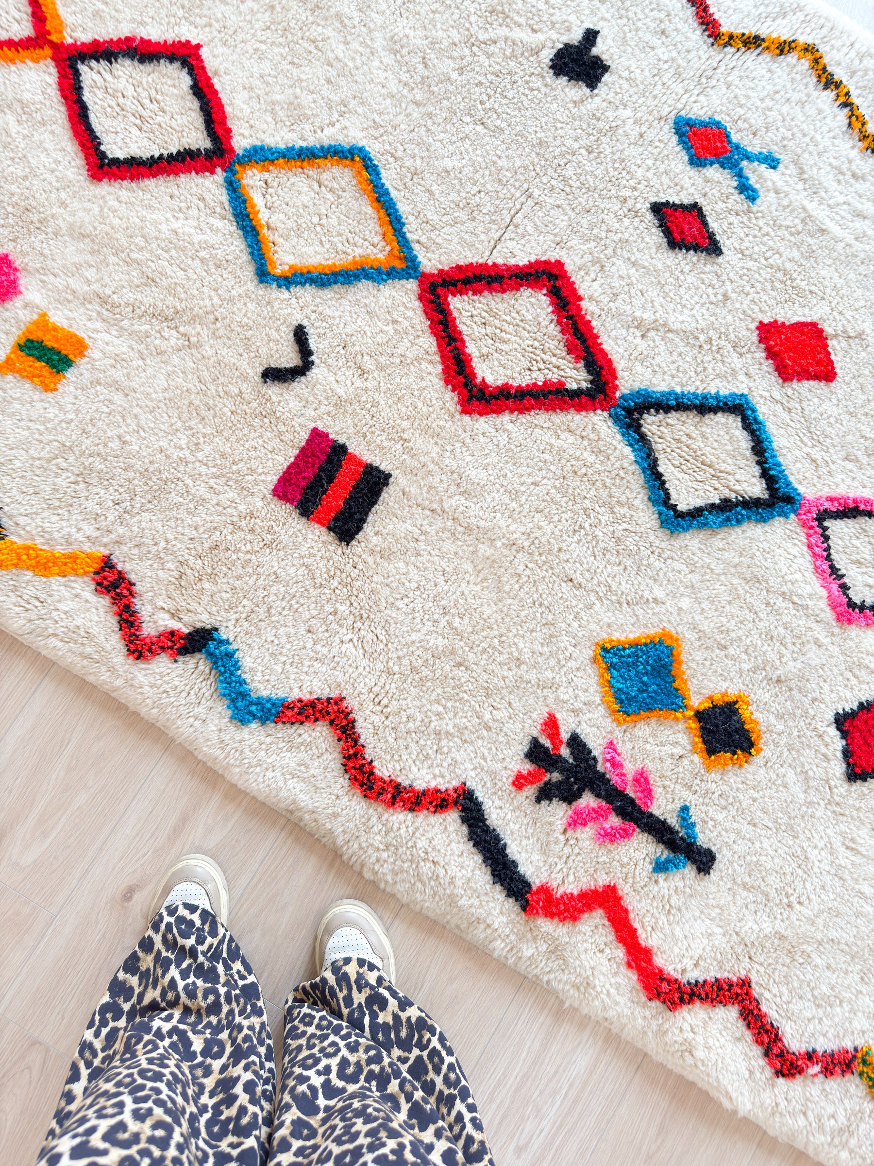 Farbenfroher Berberteppich 149 x 279 cm - Nr. 2260