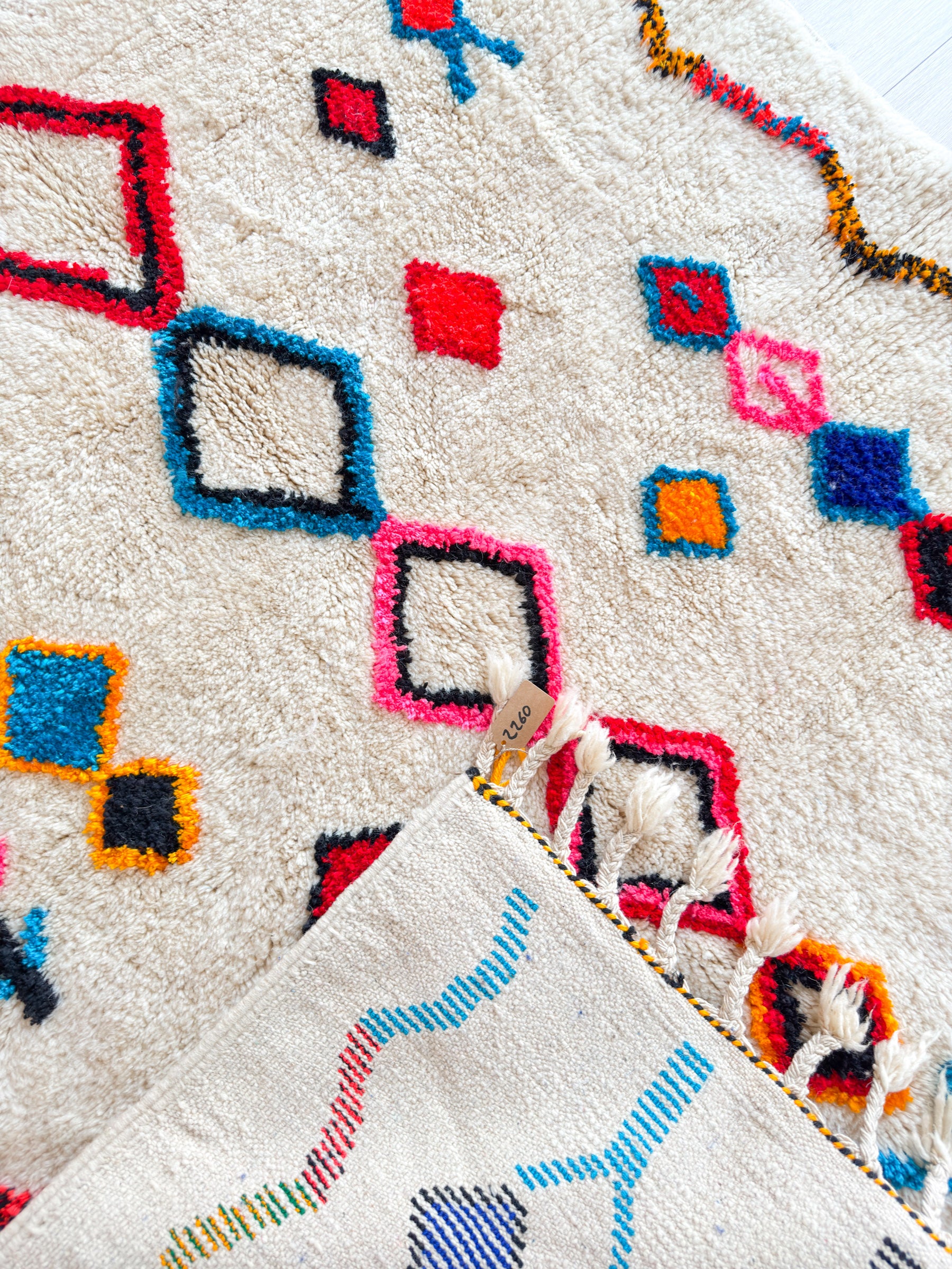 Farbenfroher Berberteppich 149 x 279 cm - Nr. 2260