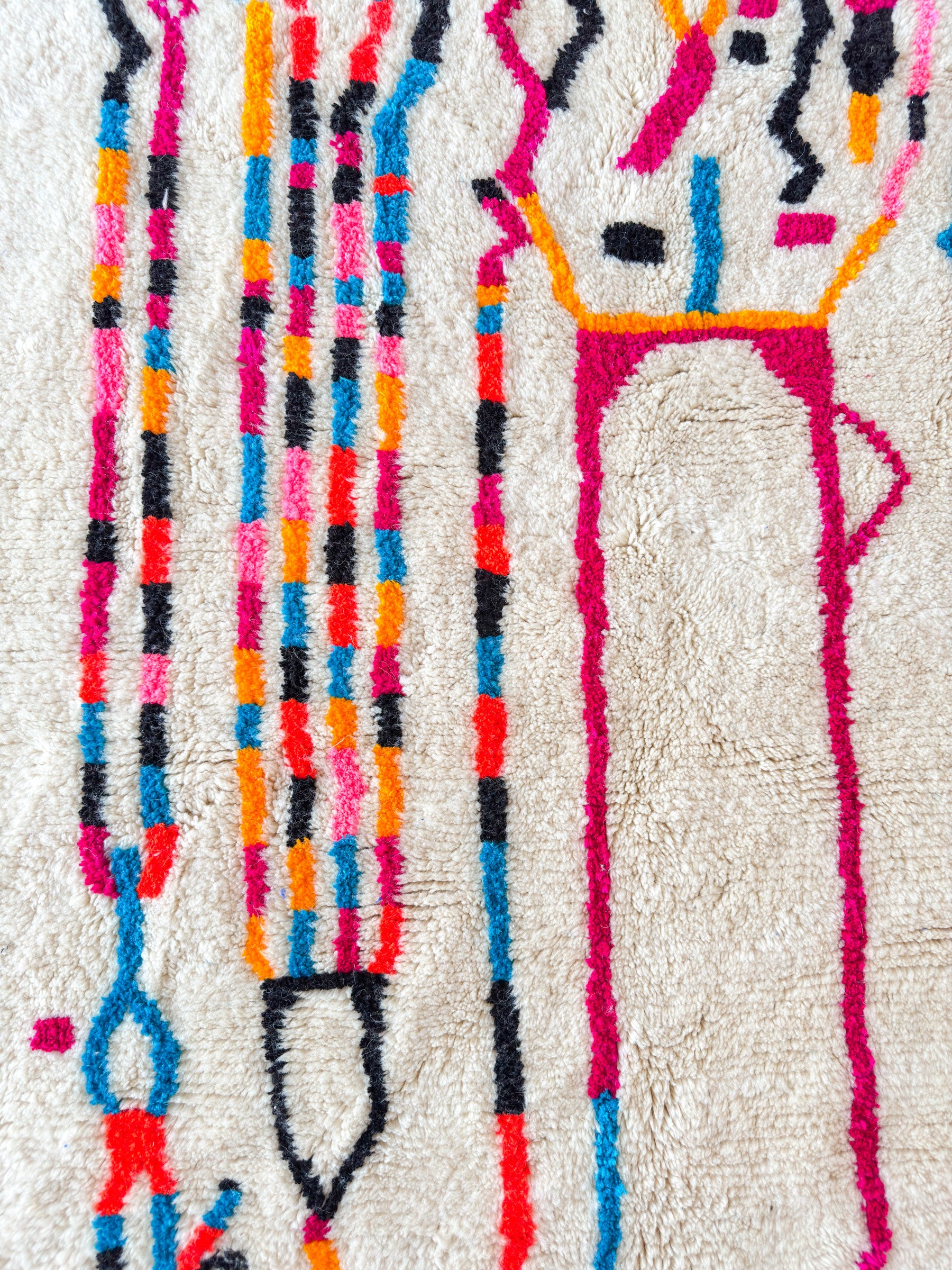 Tapis berbère coloré 153 x 211 cm - n°2259