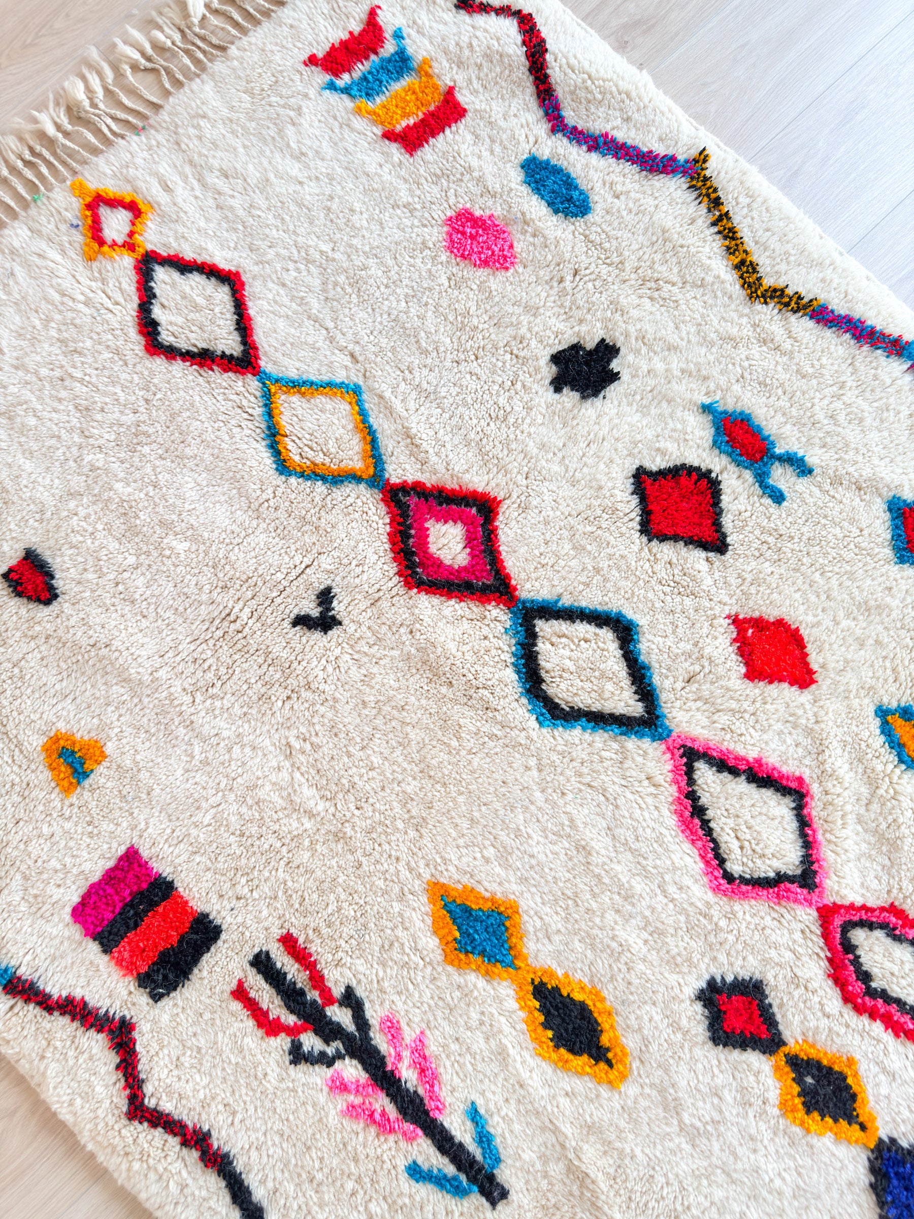 Tapis berbère coloré 152 x 231 cm - n°2262