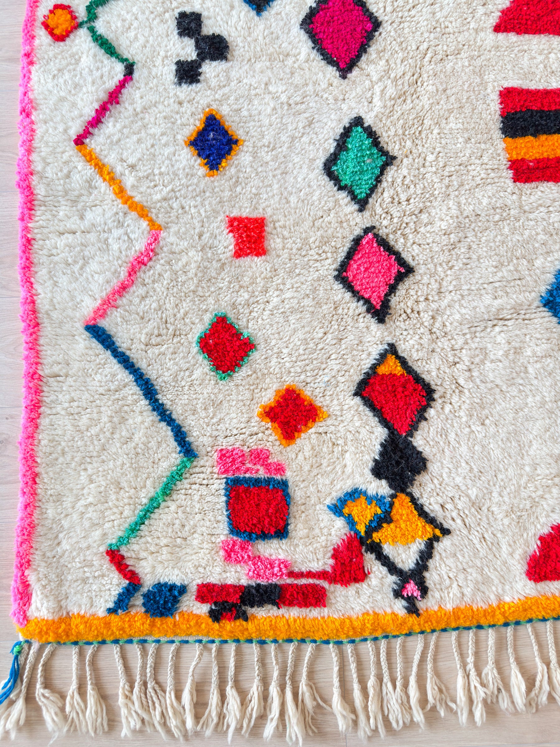 Tapis berbère coloré 134 x 274 cm - n°2255