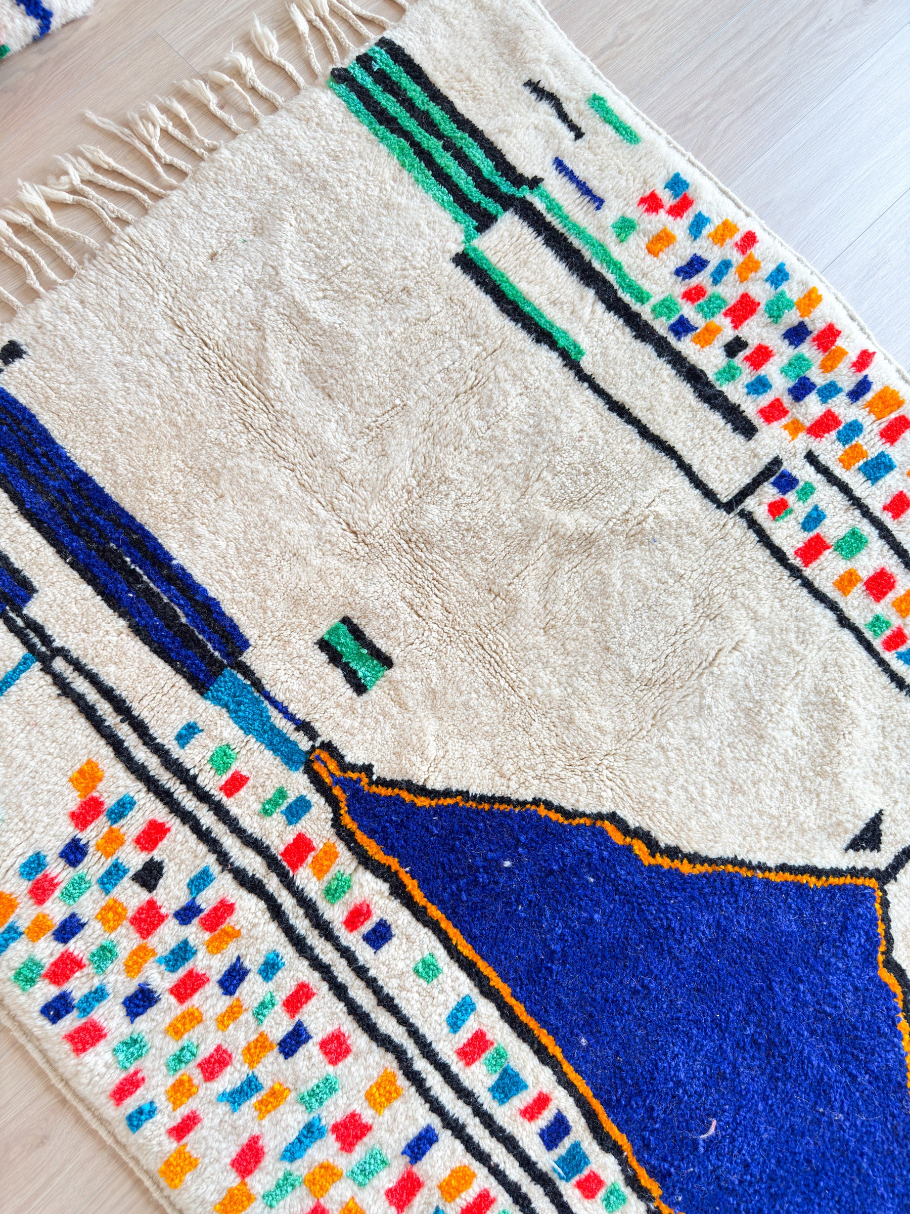 Bunter Berberteppich 144 x 236 cm - Nr. 2231