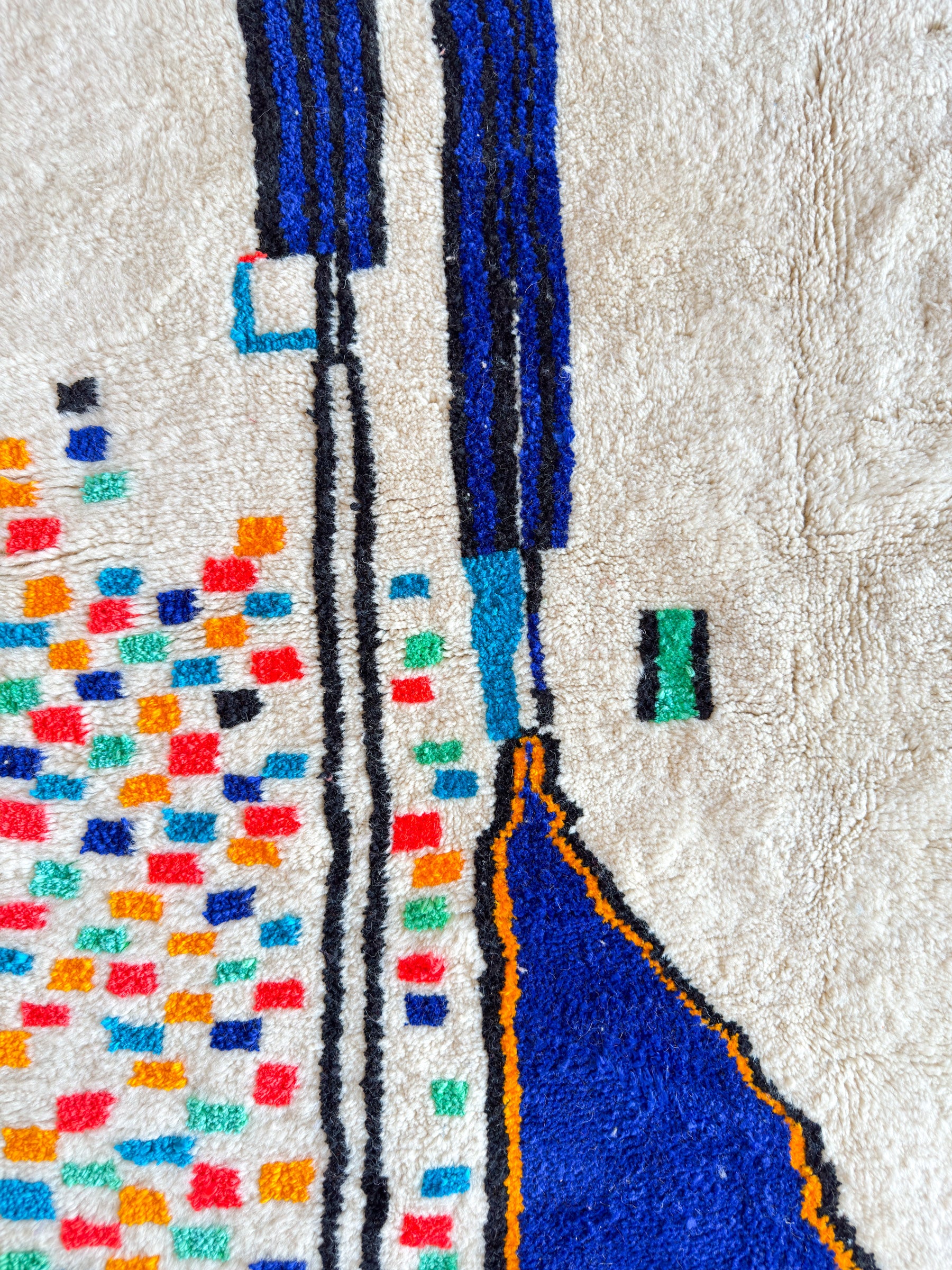 Bunter Berberteppich 144 x 236 cm - Nr. 2231