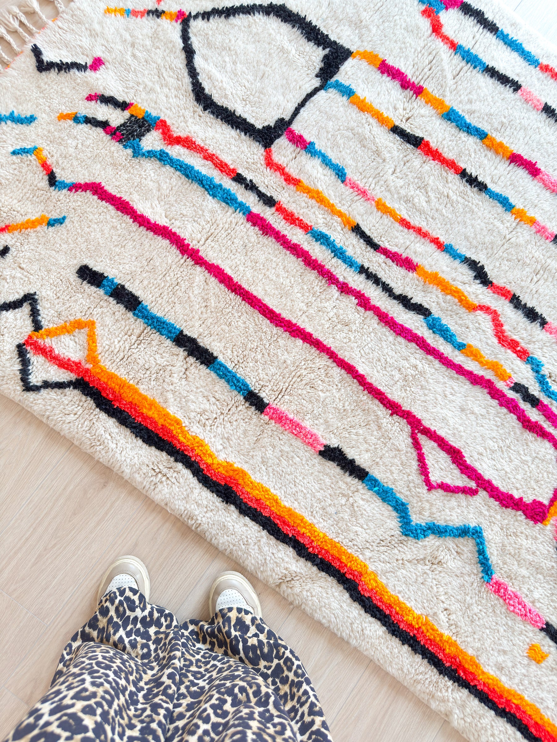 Tapis berbère coloré 149 x 237 cm - n°2252