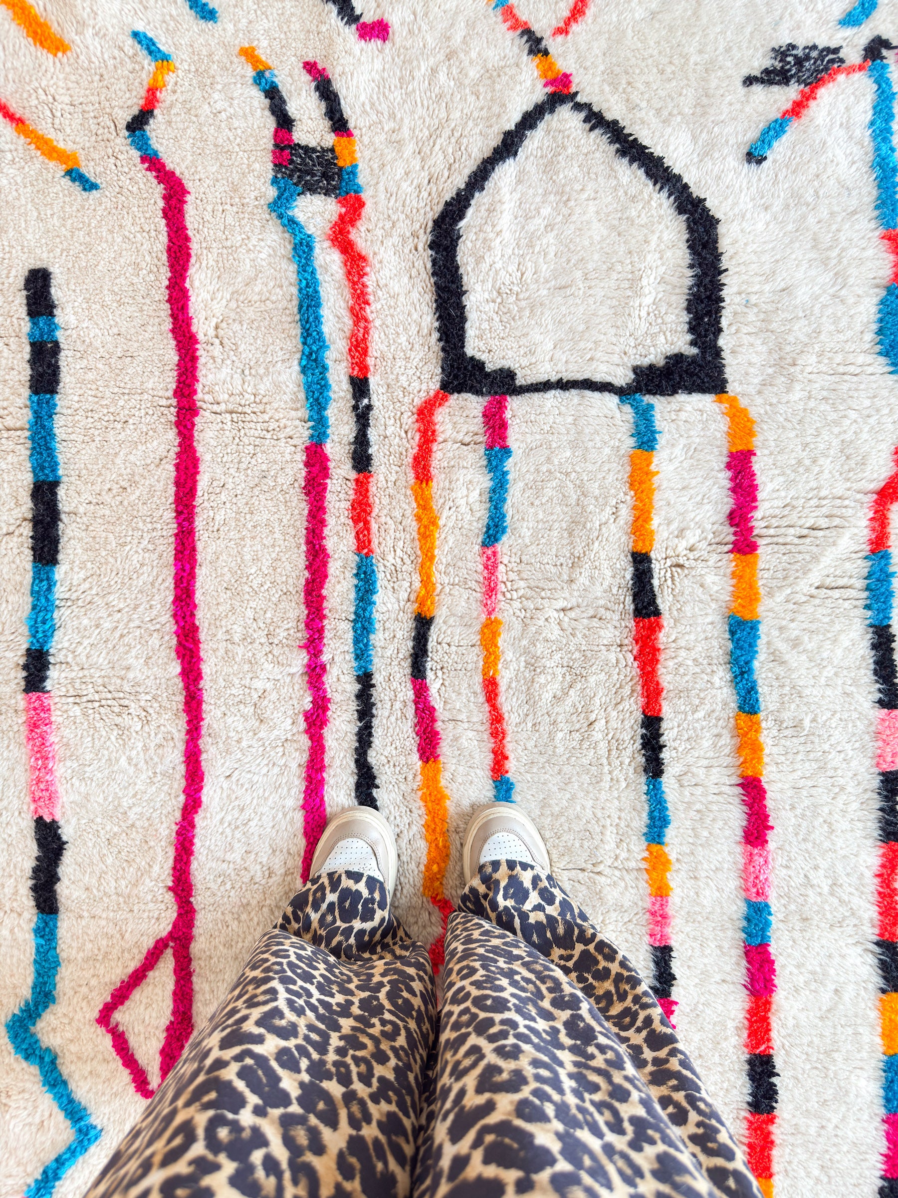 Tapis berbère coloré 149 x 237 cm - n°2252