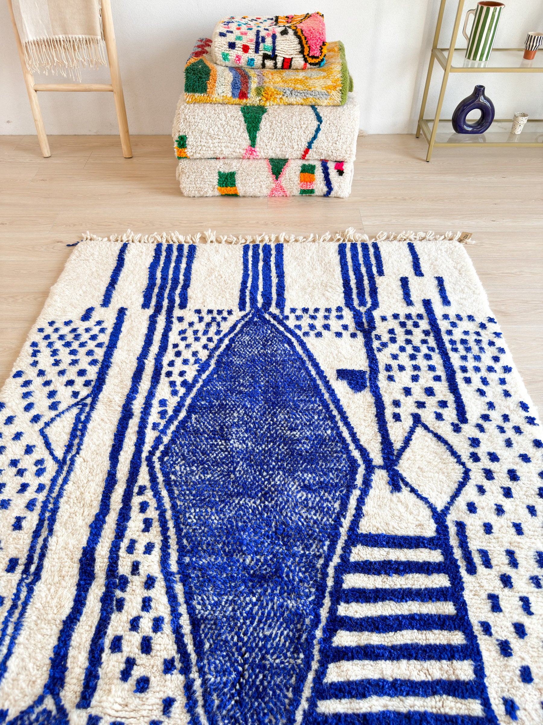 Tapis berbère coloré 151 x 253 cm - n°2210